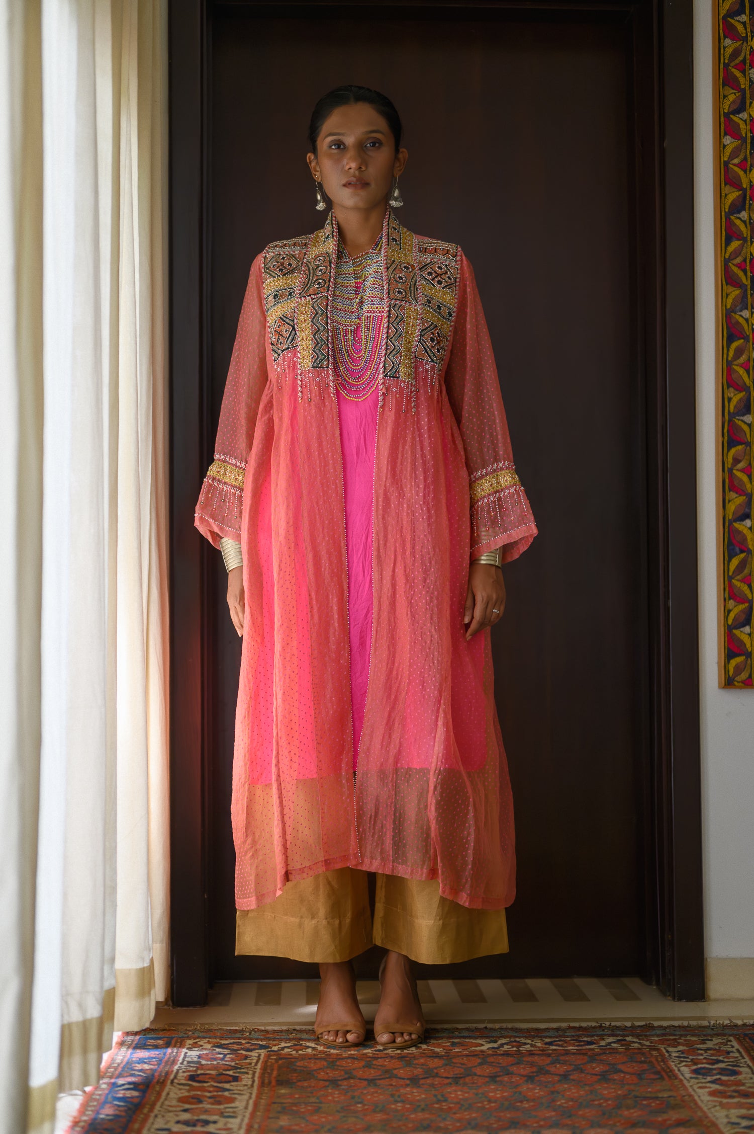 Balochi Jacket | Old Rose