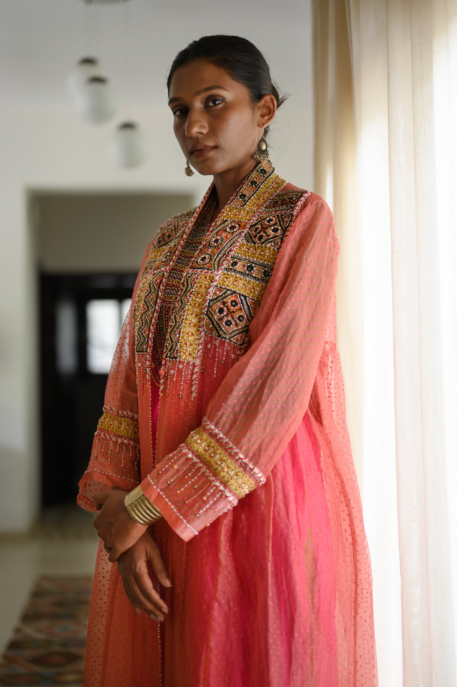 Balochi Jacket | Old Rose