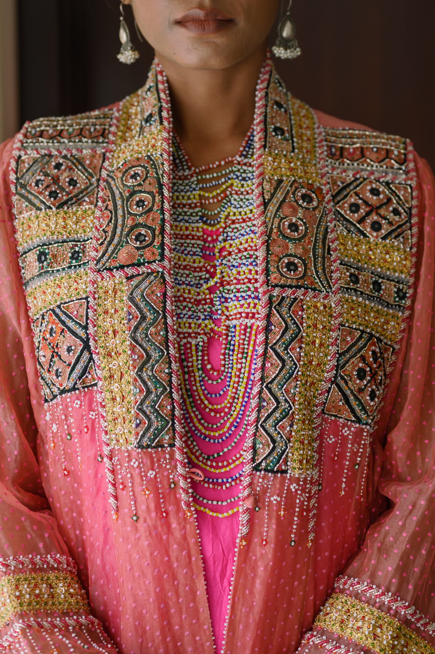Balochi Jacket | Old Rose