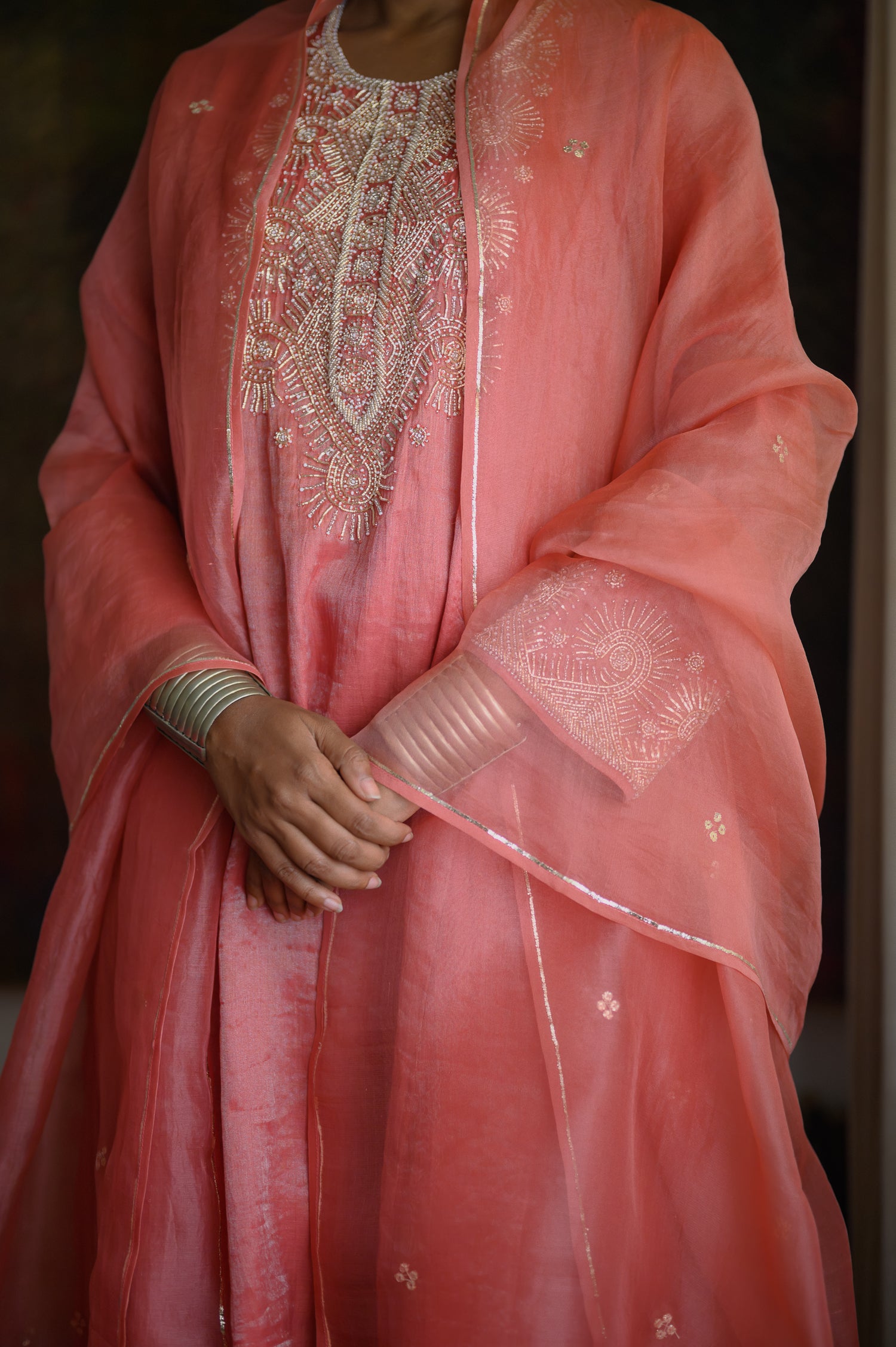 Sitara Kurta | Old Rose