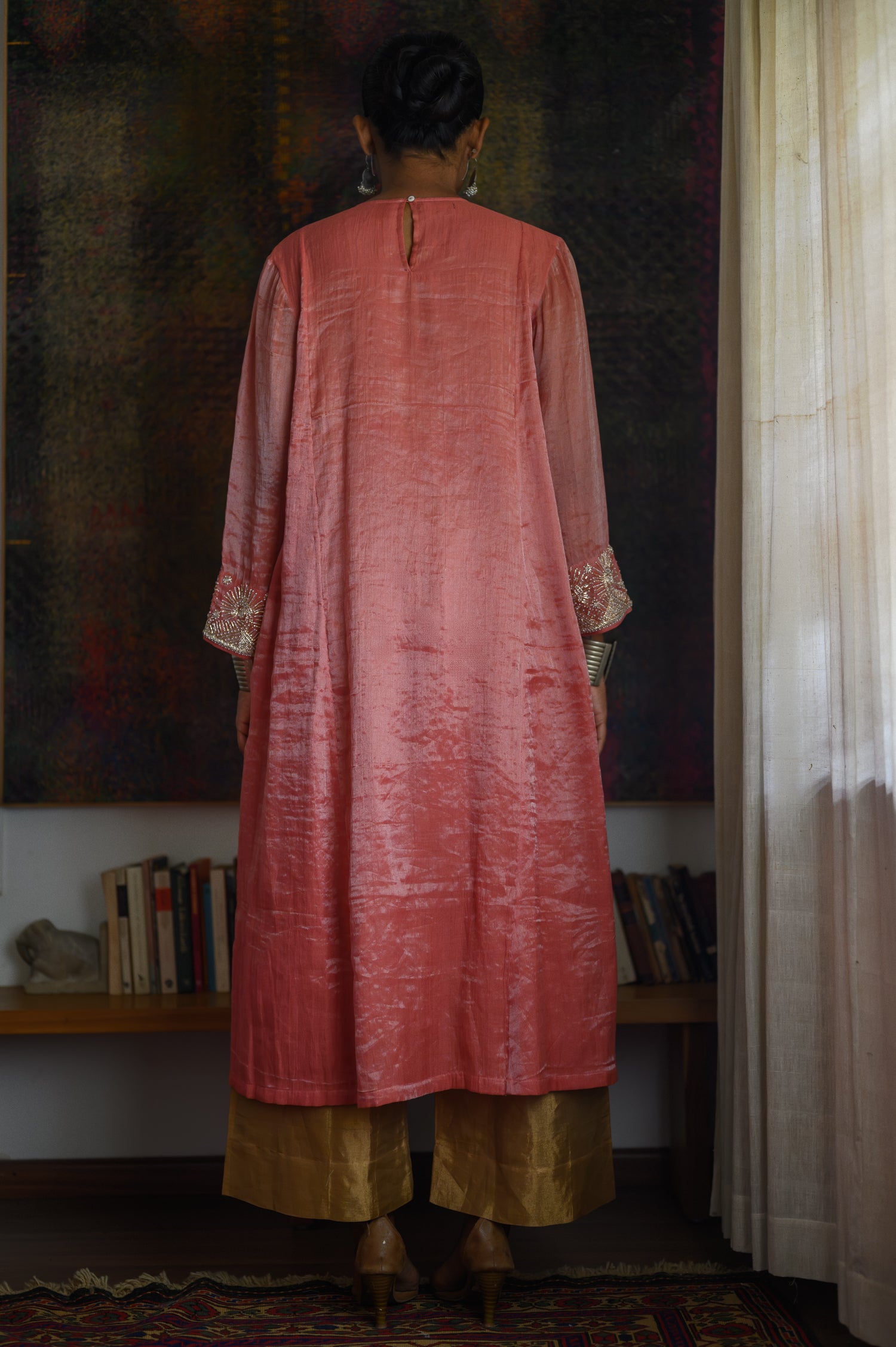 Sitara Kurta | Old Rose