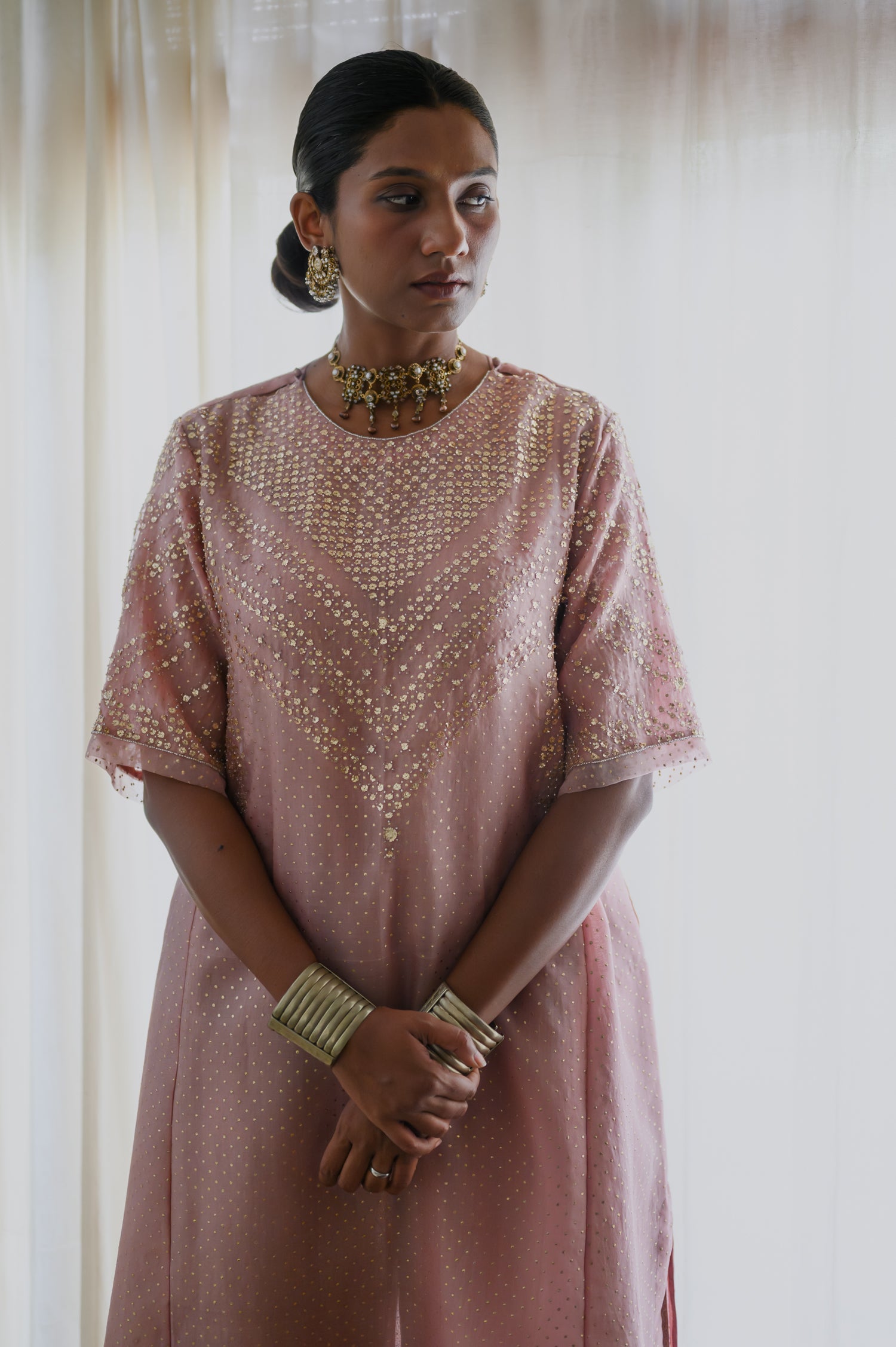 Nadiya Kurta | Onion Pink