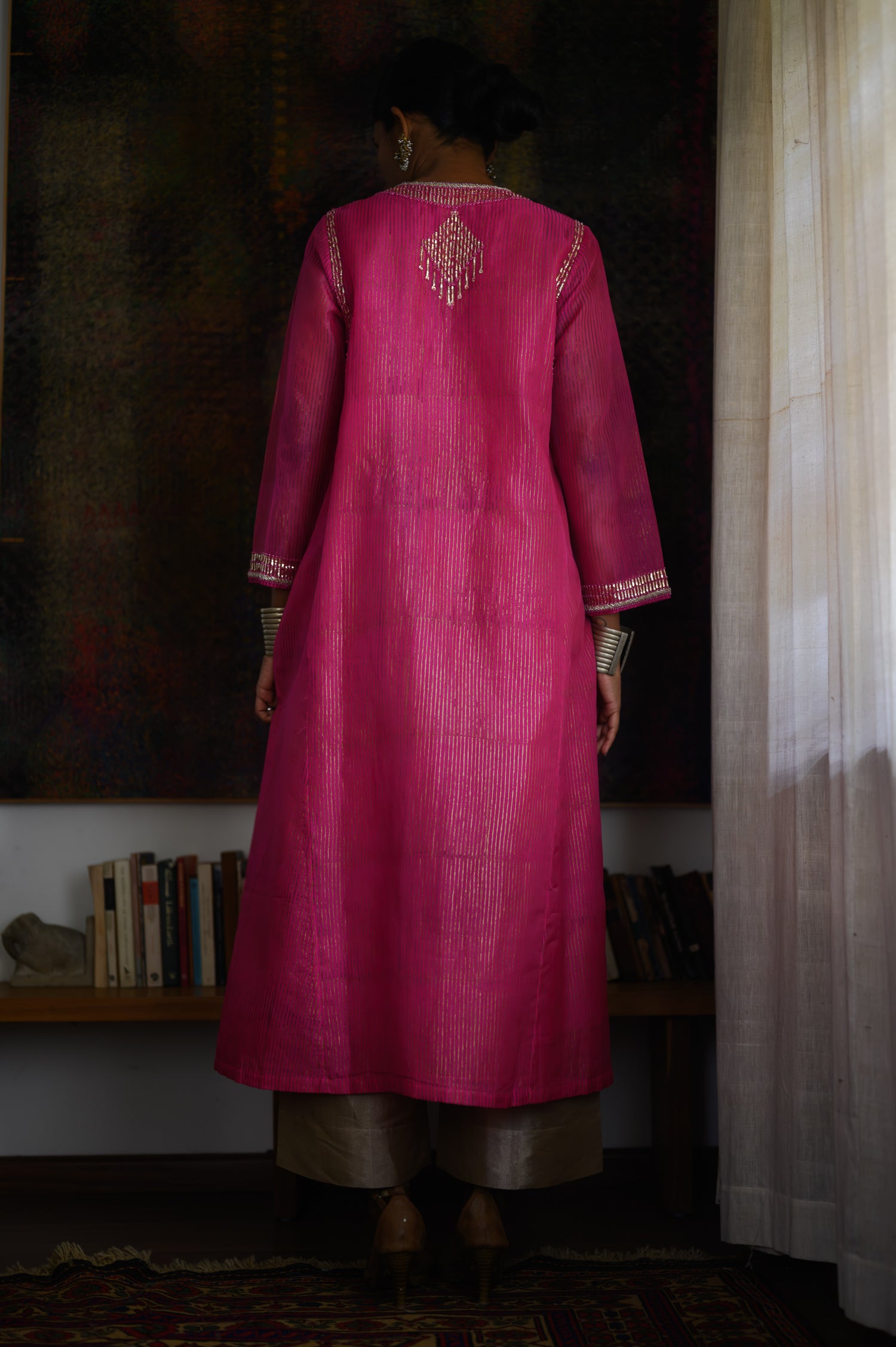 Deco Kurta | Hot Pink