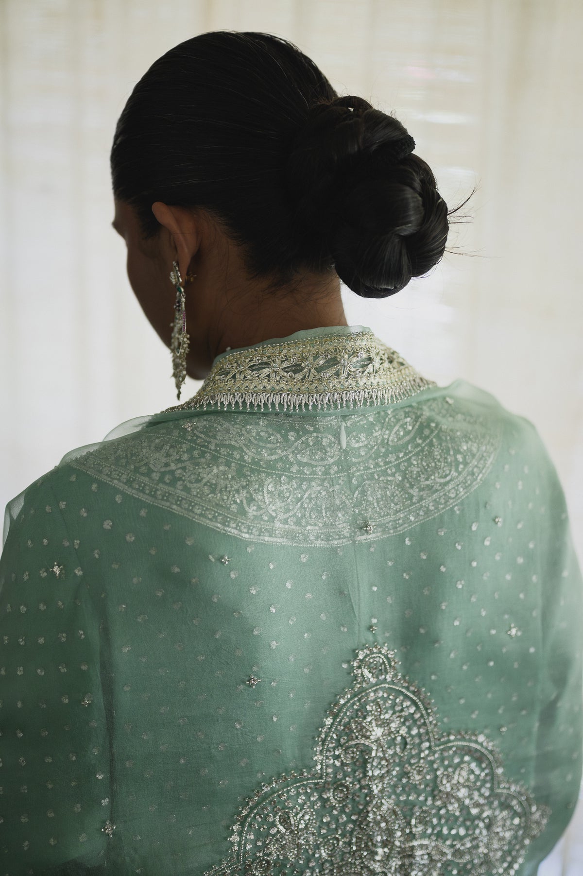 Amreen Abho Set | Tea Green