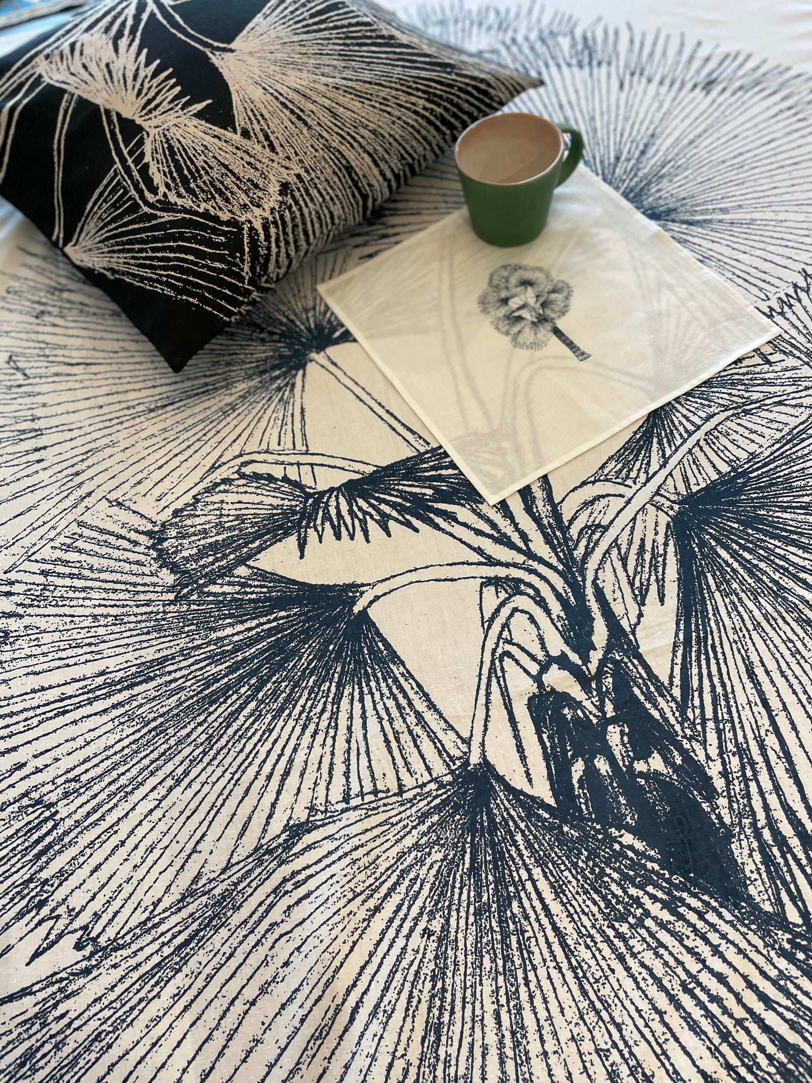 Fan Palm Print | Table Cloth
