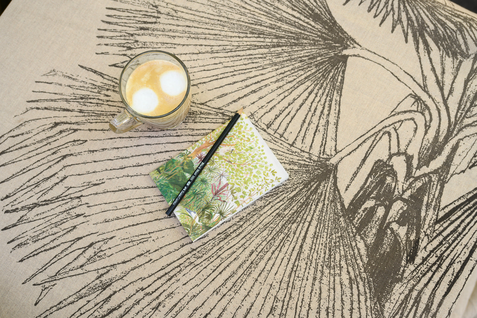 Fan Palm Print | Table Cloth