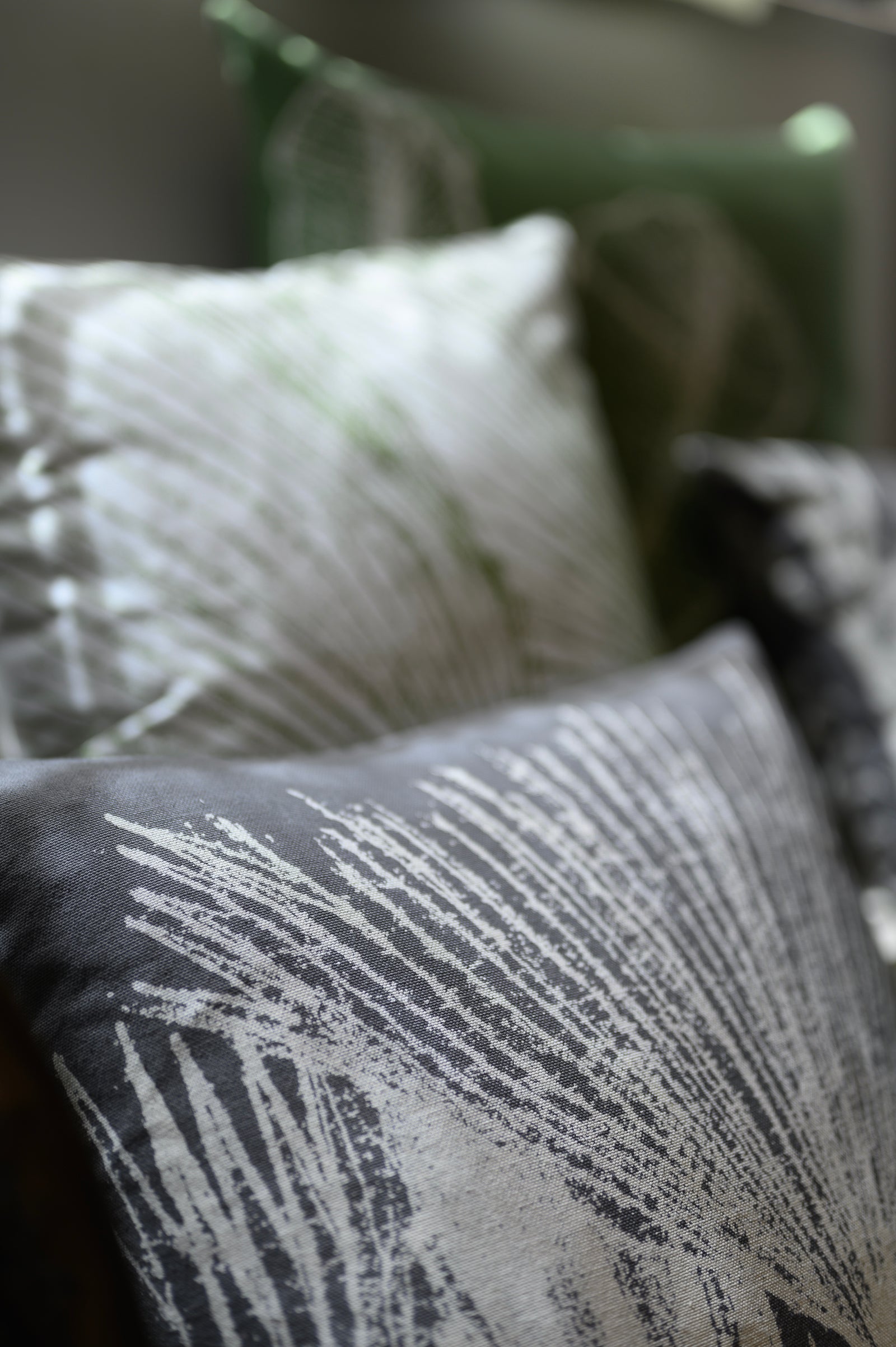 Fan Palm Print | Cushion Cover