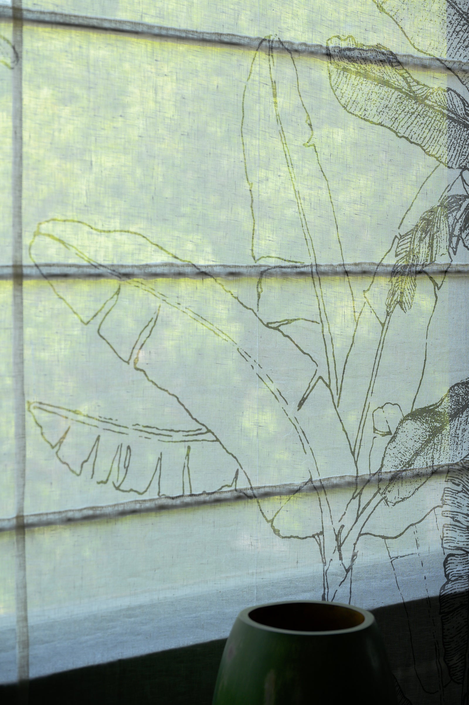 Banana Print | Blinds & Drapery