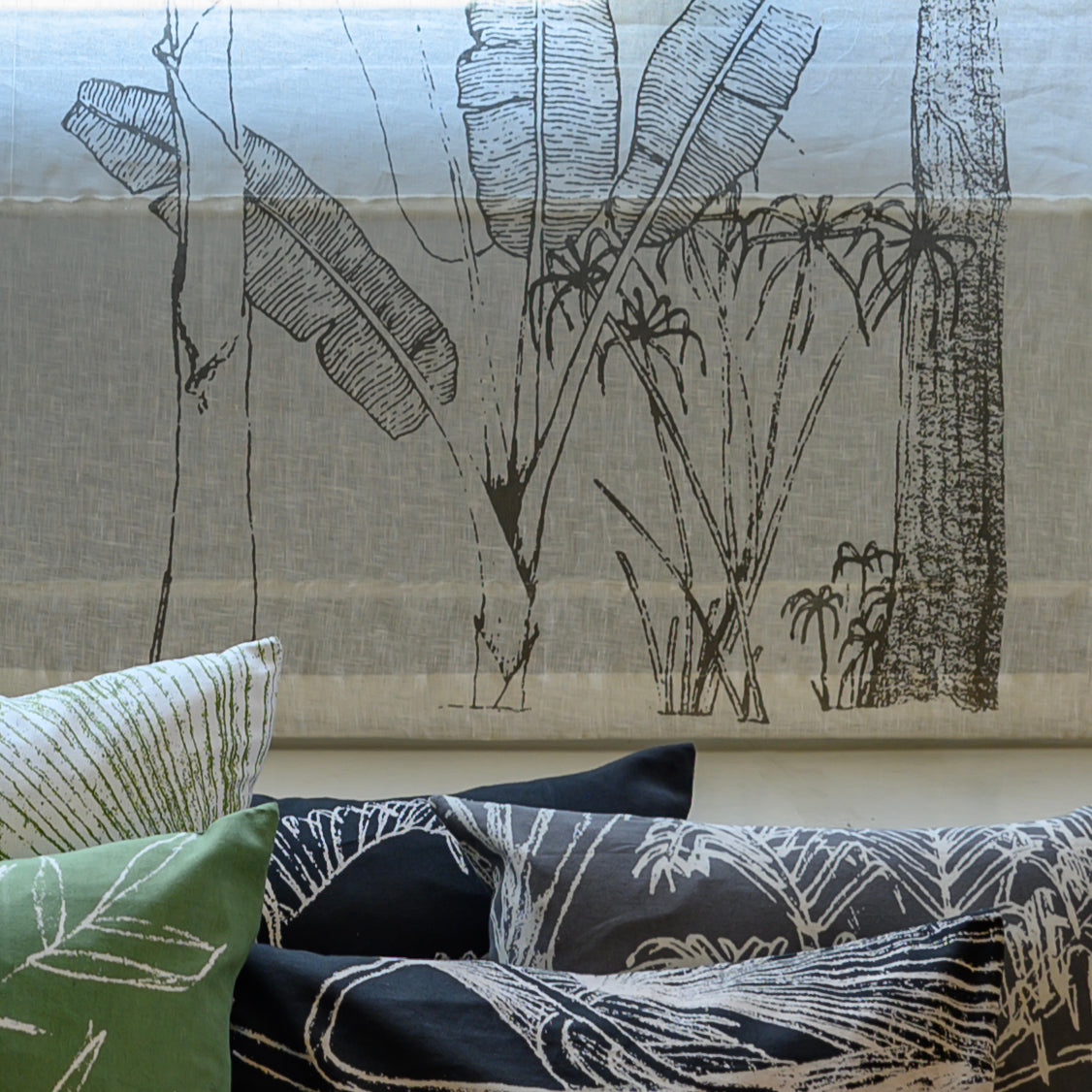 Banana Print | Blinds & Drapery