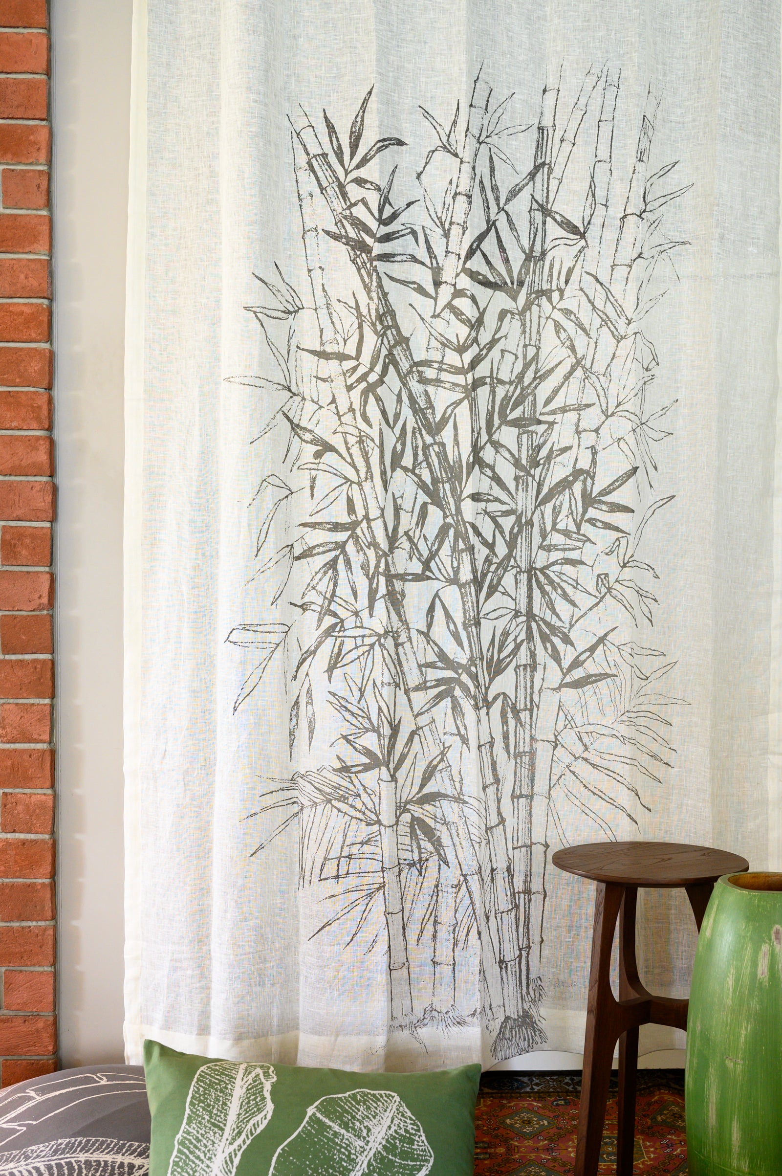 Bamboo Print | Blinds & Drapery