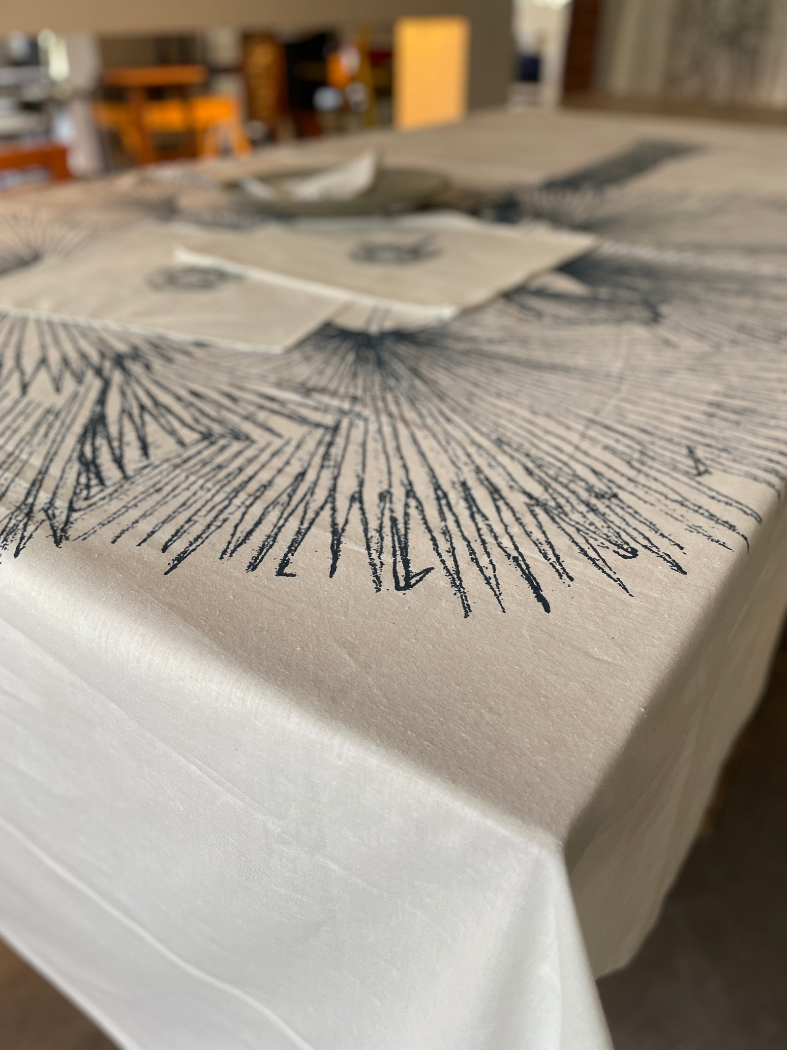 Fan Palm Print | Table Cloth