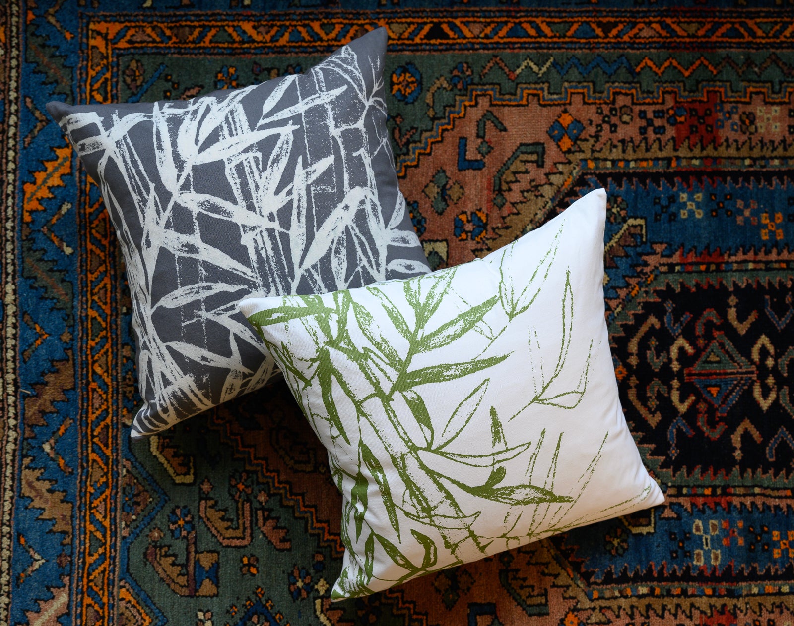 Bamboo Print | Cushion Cover