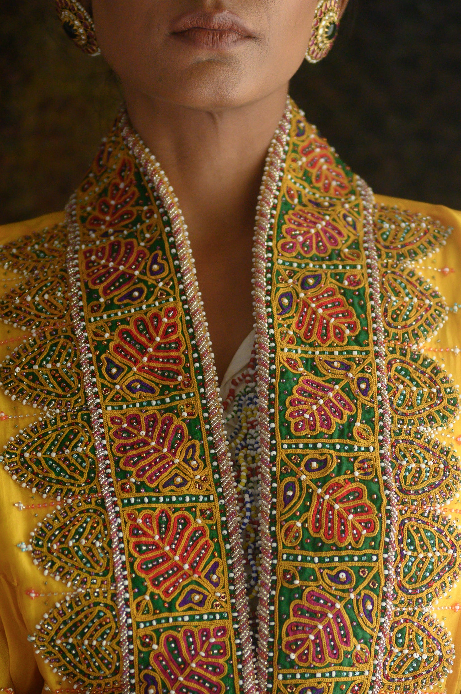 Balochi Jacket | Yellow