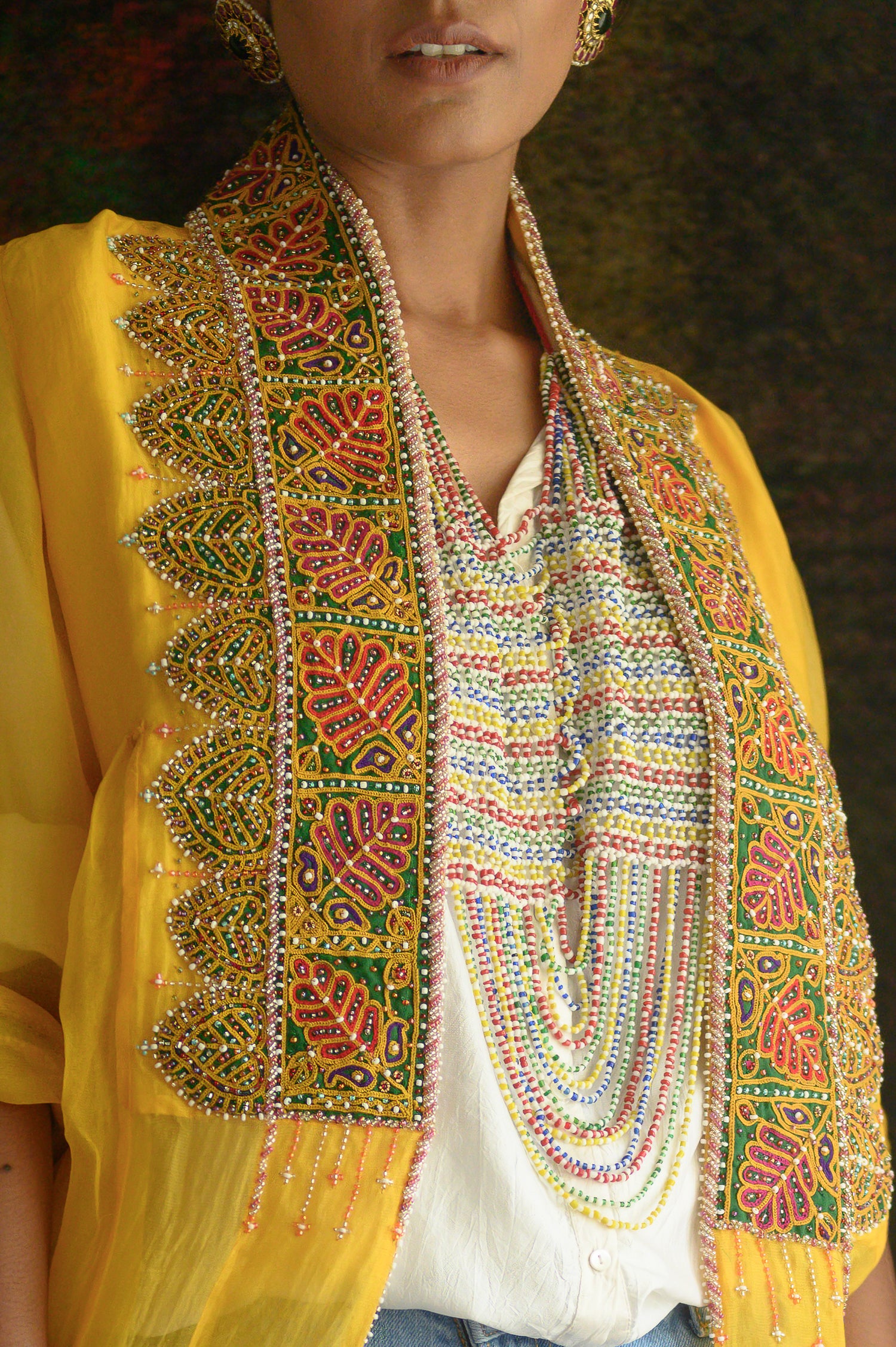 Balochi Jacket | Yellow