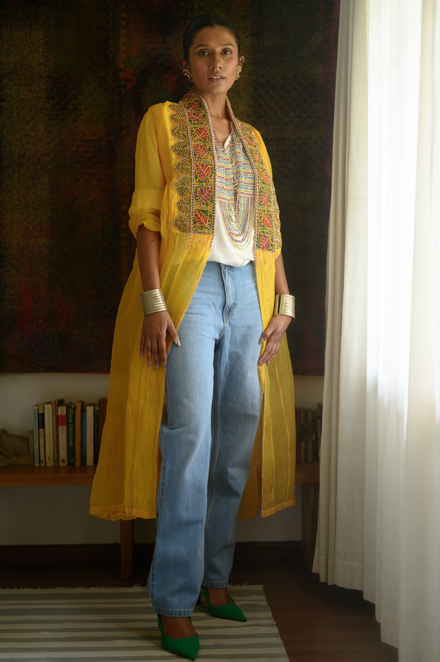 Balochi Jacket | Yellow