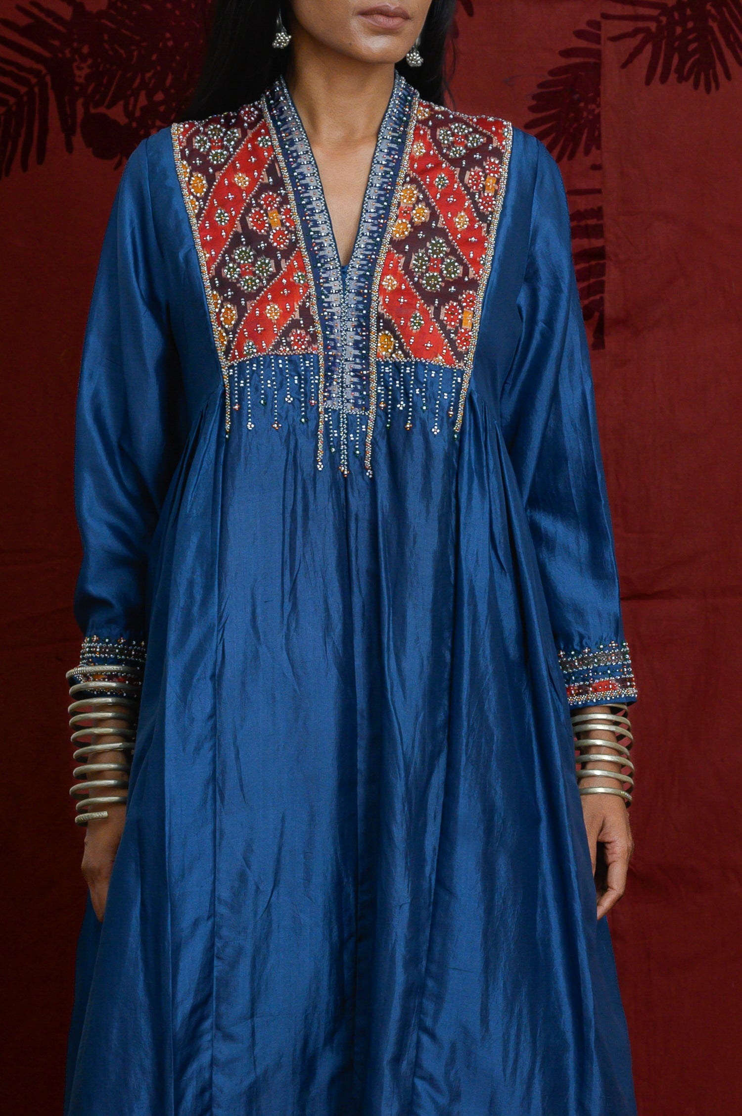 Balochi Kurta | Indigo