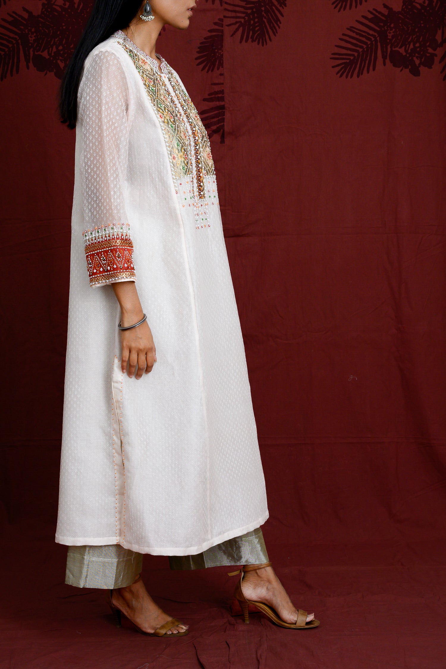 Choker Kurta | Blush Pink