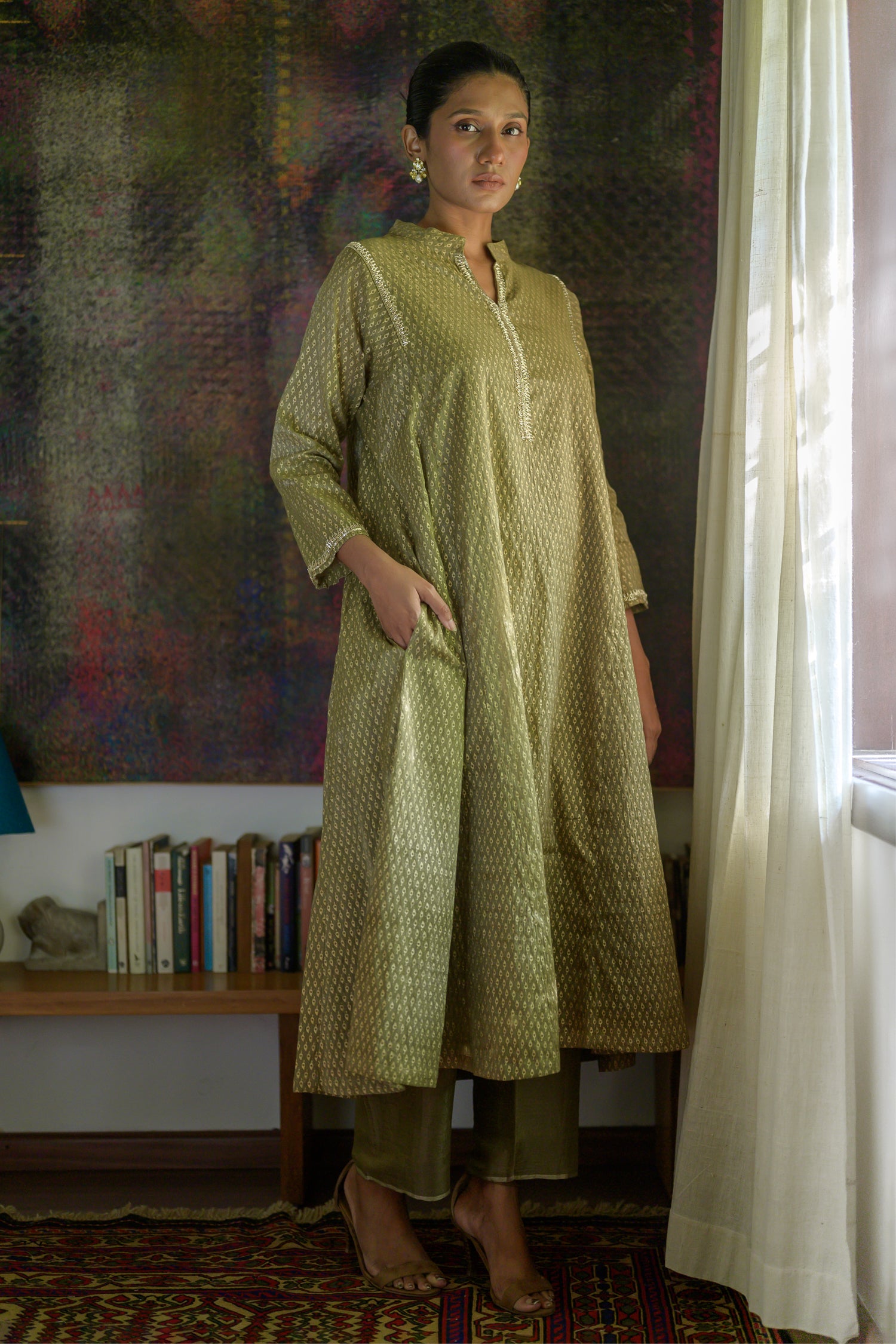 Tutru Kurta | Olive