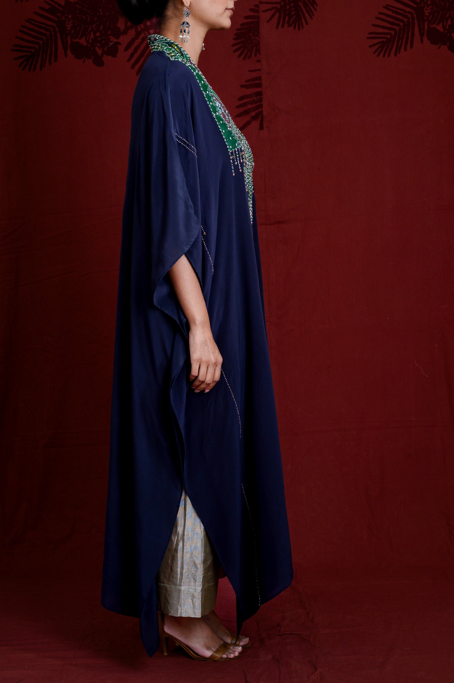 Balochi Kaftan | Midnight