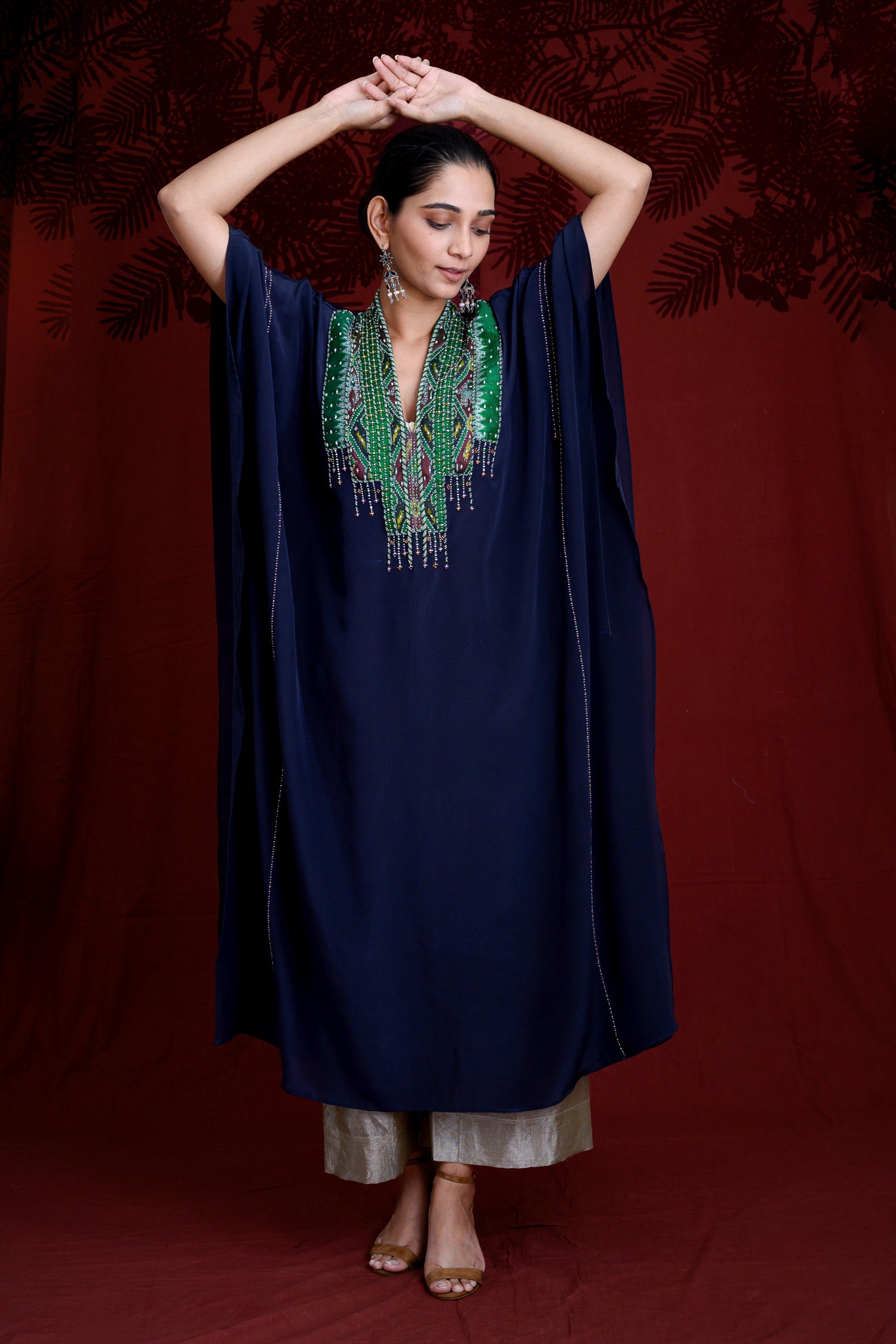 Balochi Kaftan | Midnight