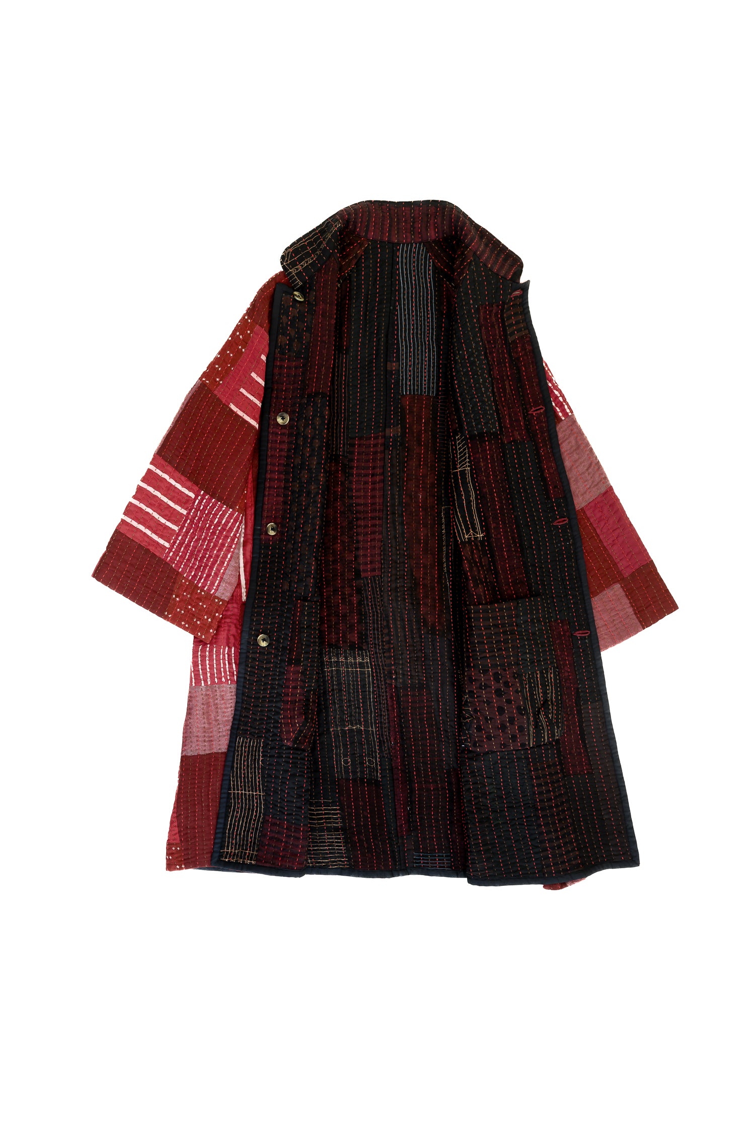 Kabira Jacket | Red & Black