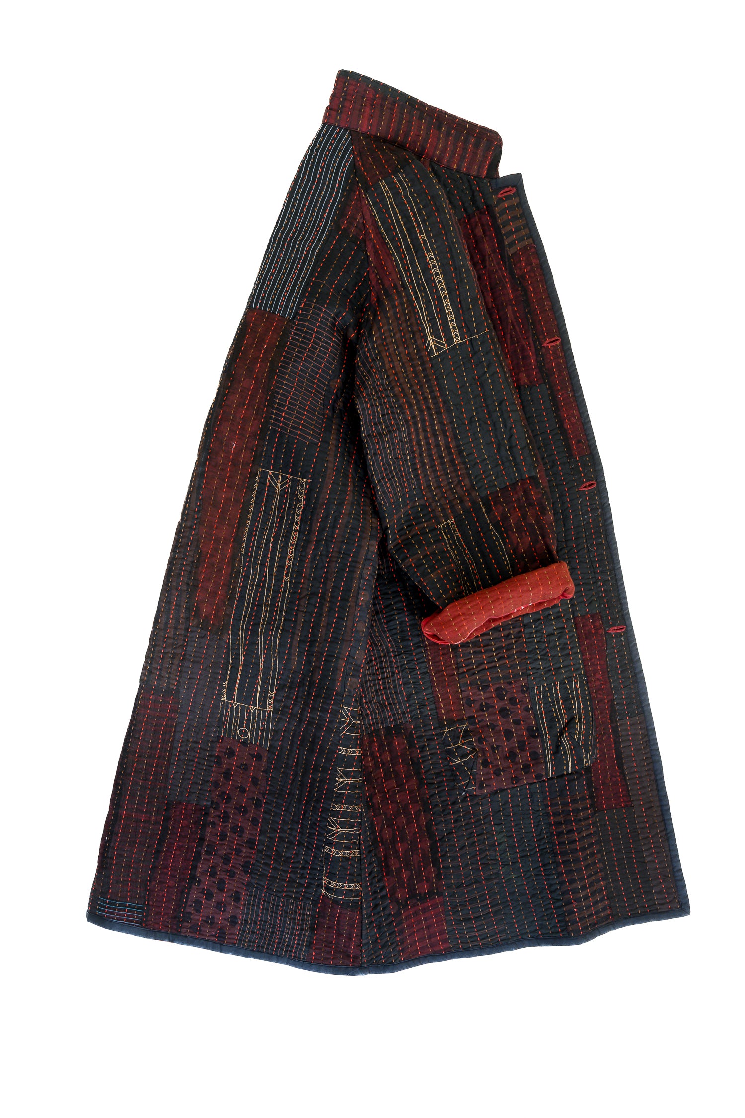 Kabira Jacket | Red & Black