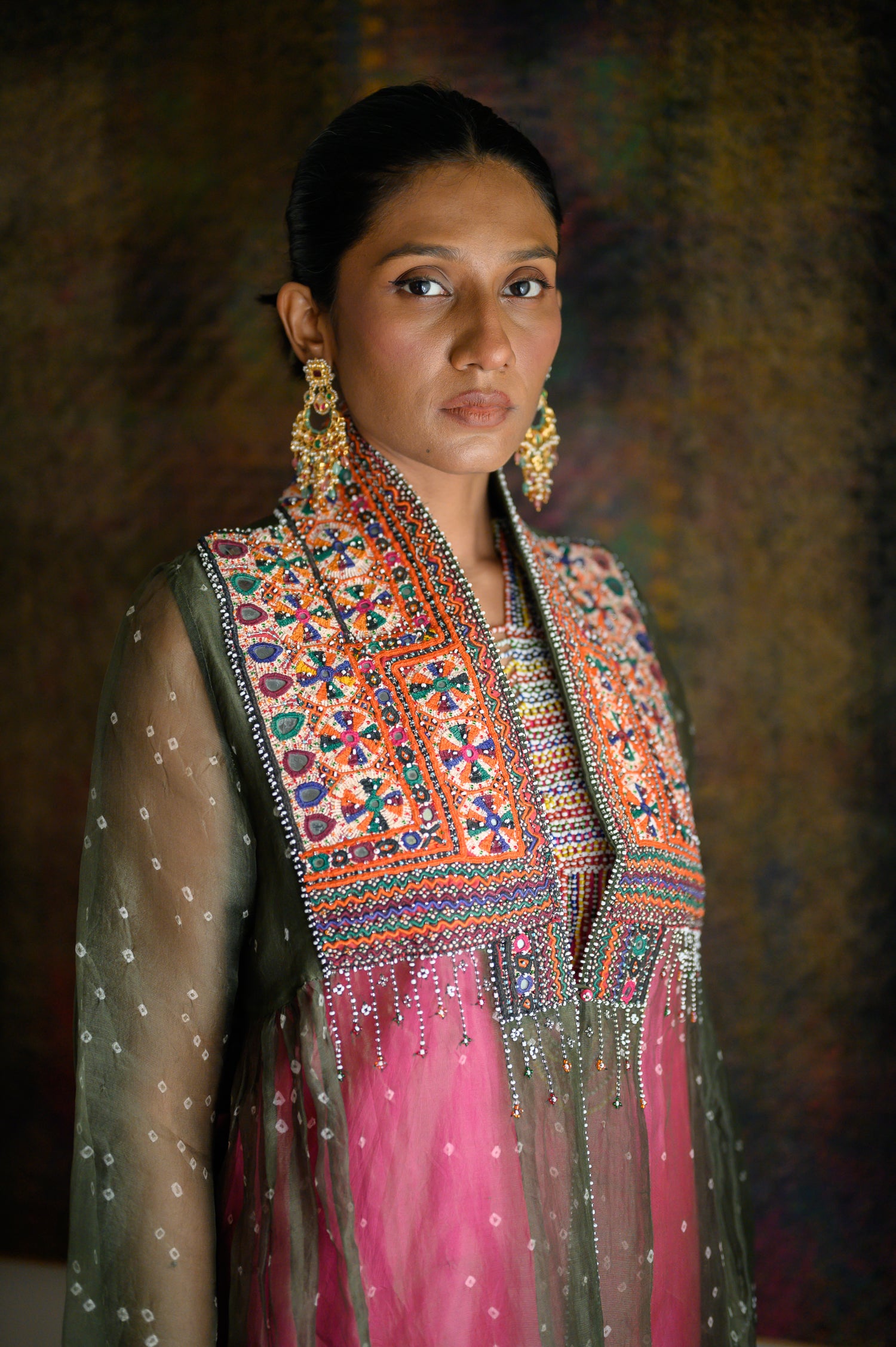 Balochi Jacket | Bandhani