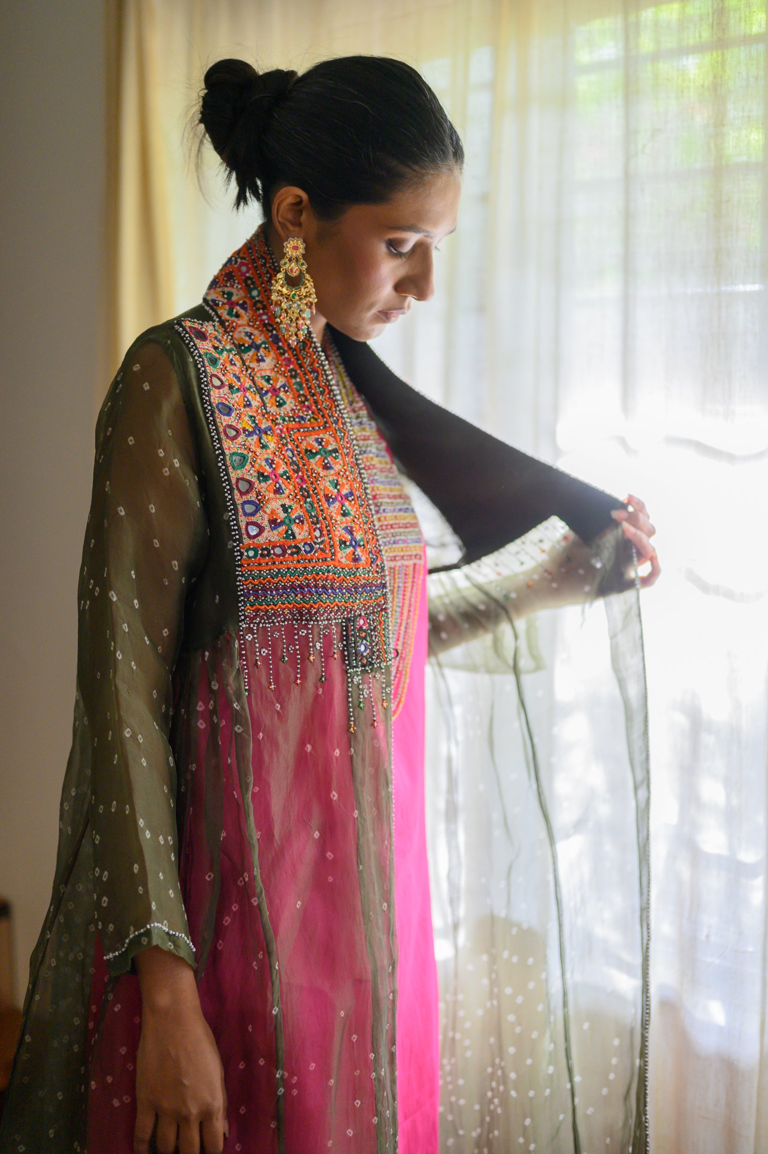 Balochi Jacket | Bandhani