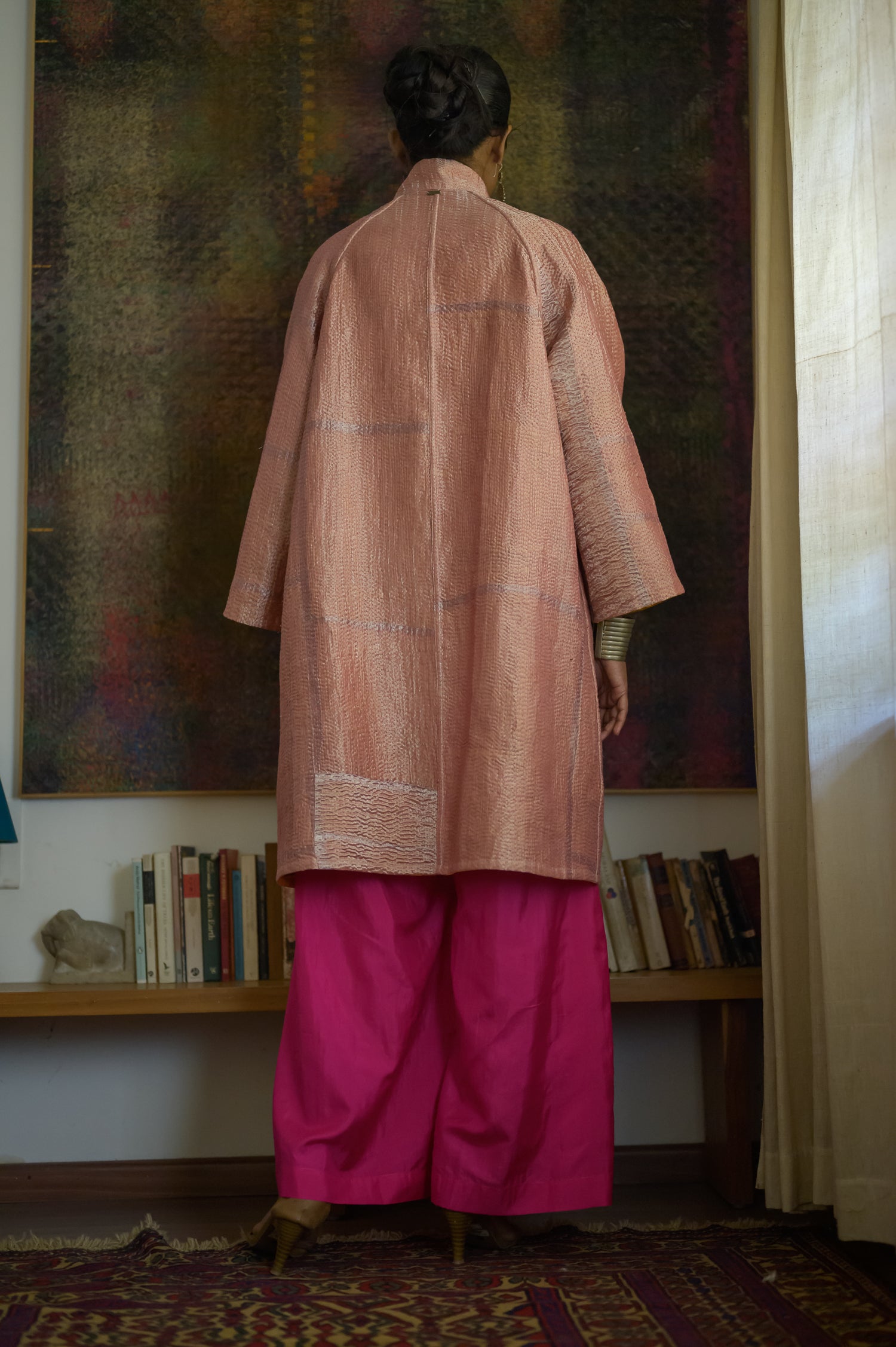 Kabira Jacket | Onion Pink & Yellow