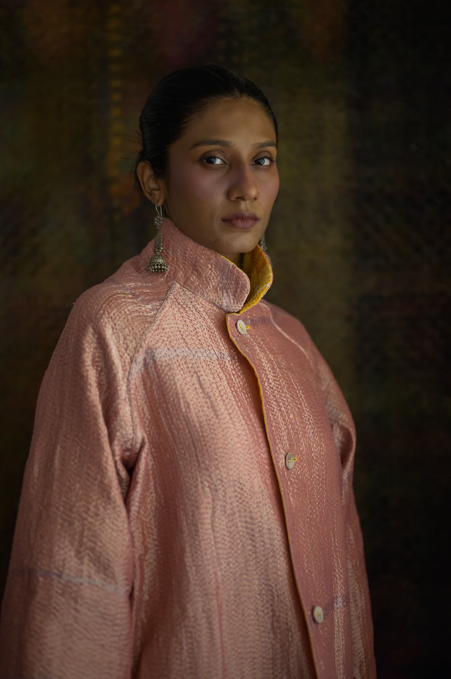 Kabira Jacket | Onion Pink & Yellow