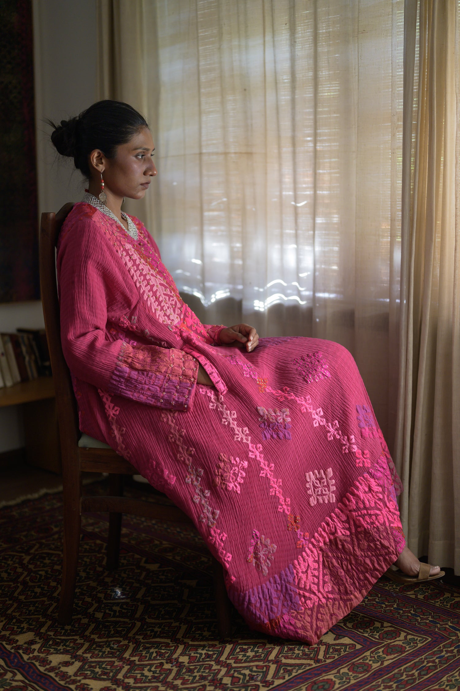 Qatab Jacket | Hot Pink