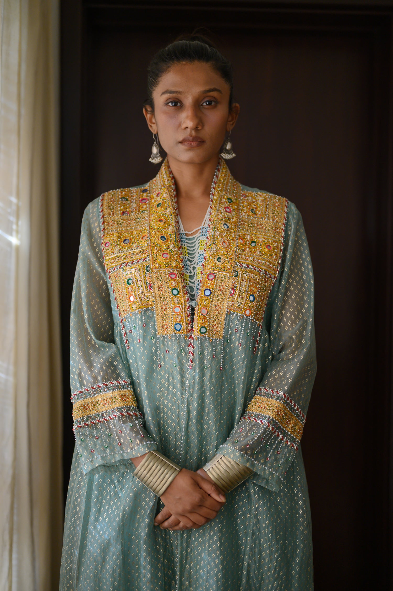 Balochi Jacket | Ice Blue
