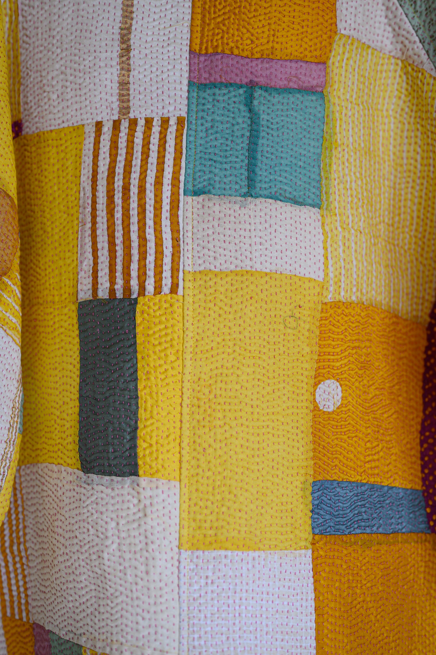 Kabira Jacket | Yellow & Natural White