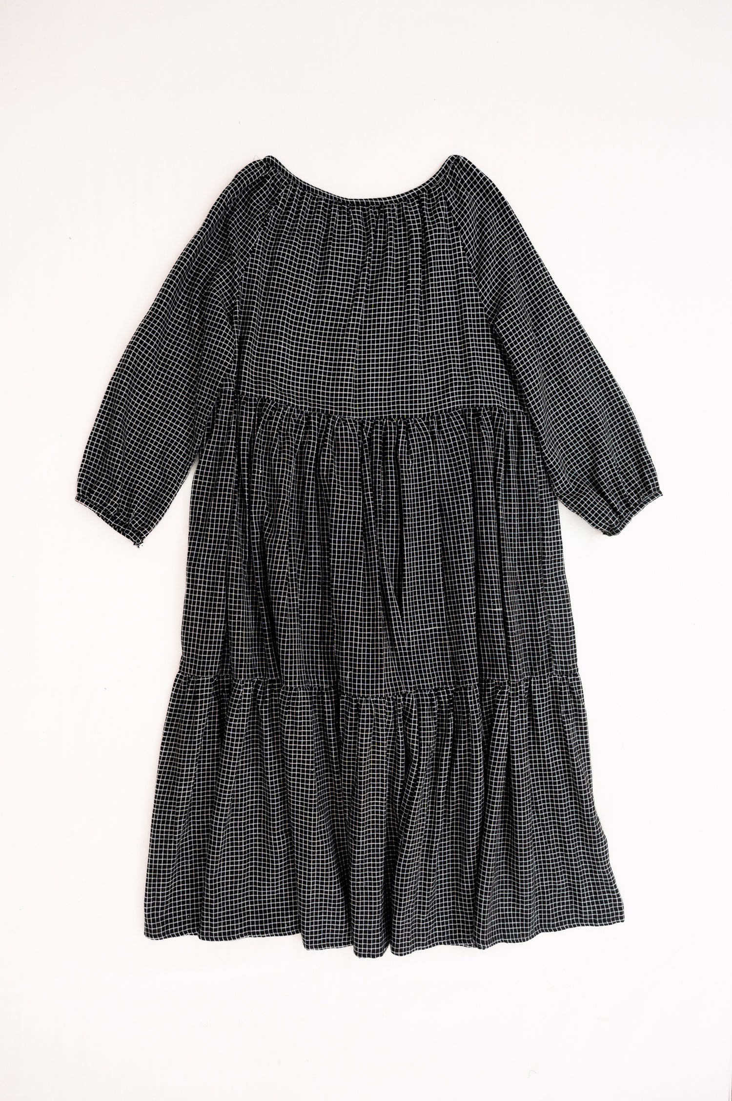 Peasant Dress | Checks