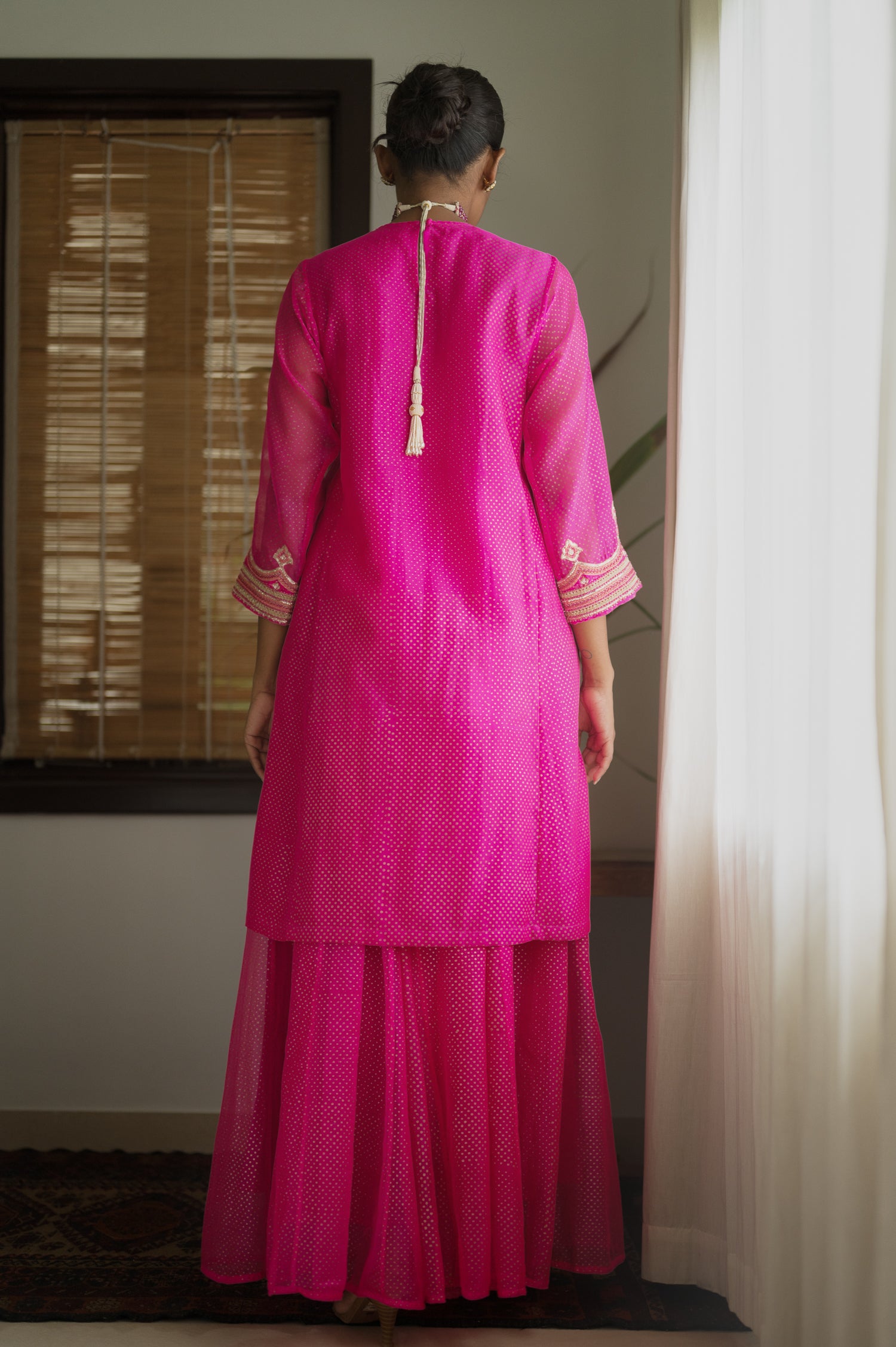 Nizam Kurti | Hot Pink