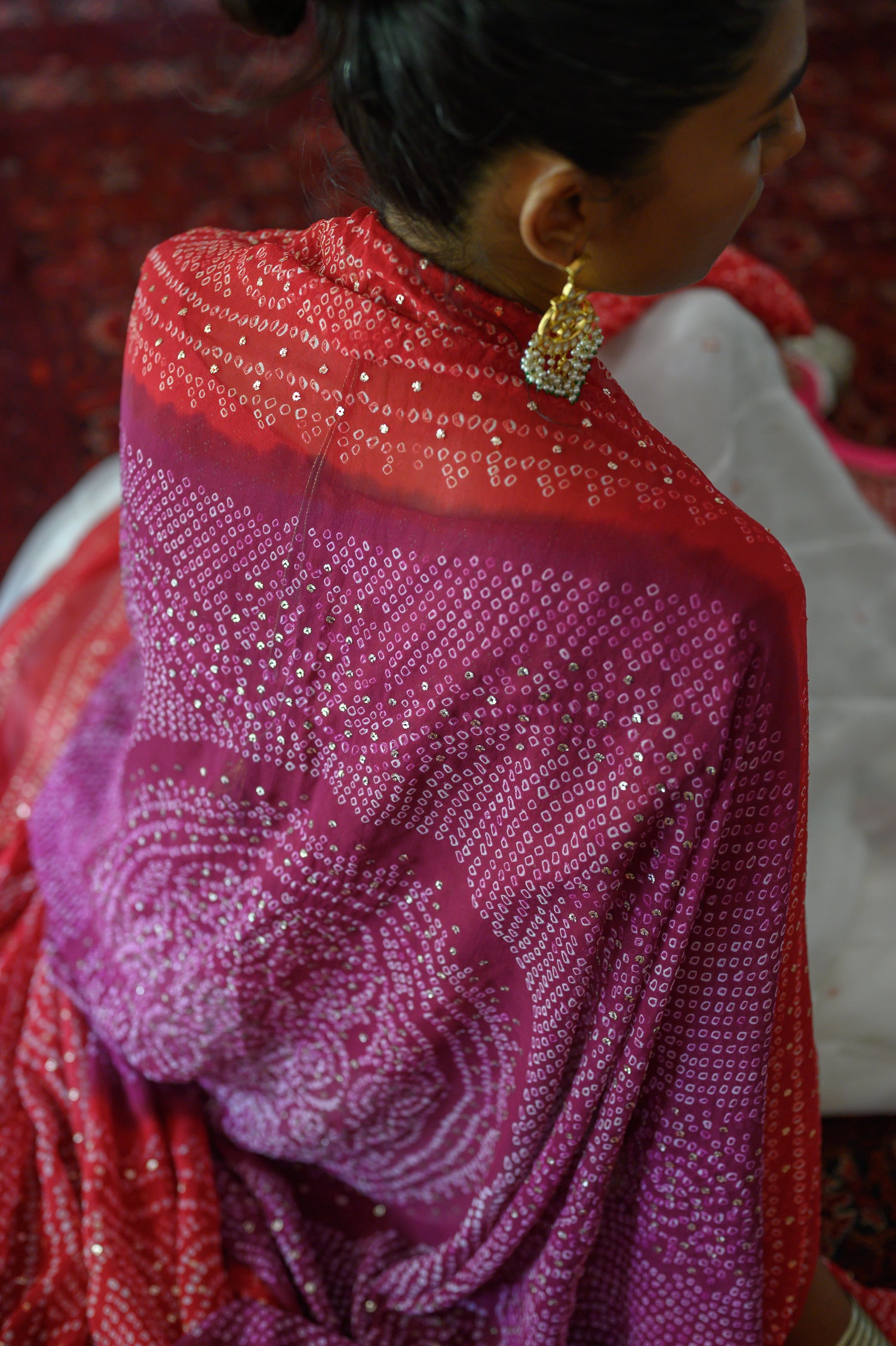 Panetar Lehenga Set | Purple & Vermilion