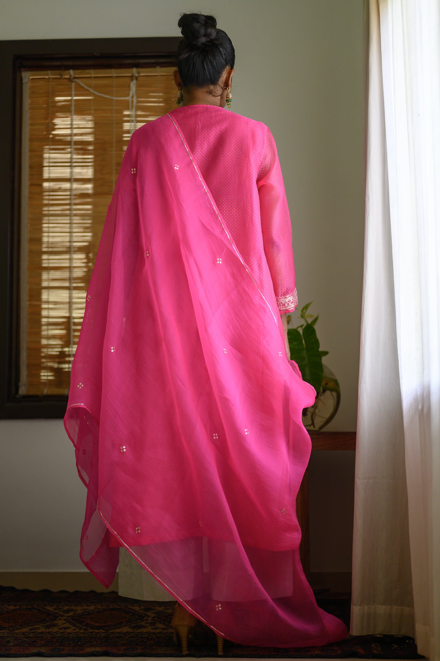 Behruni Kurta | Hot Pink