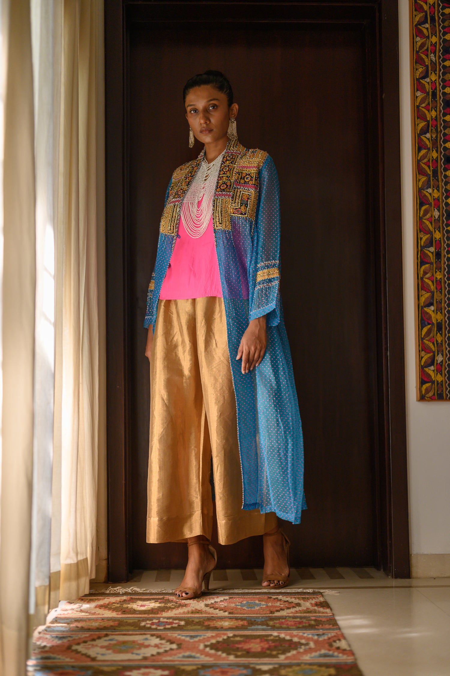 Balochi Jacket | Uzbek Blue