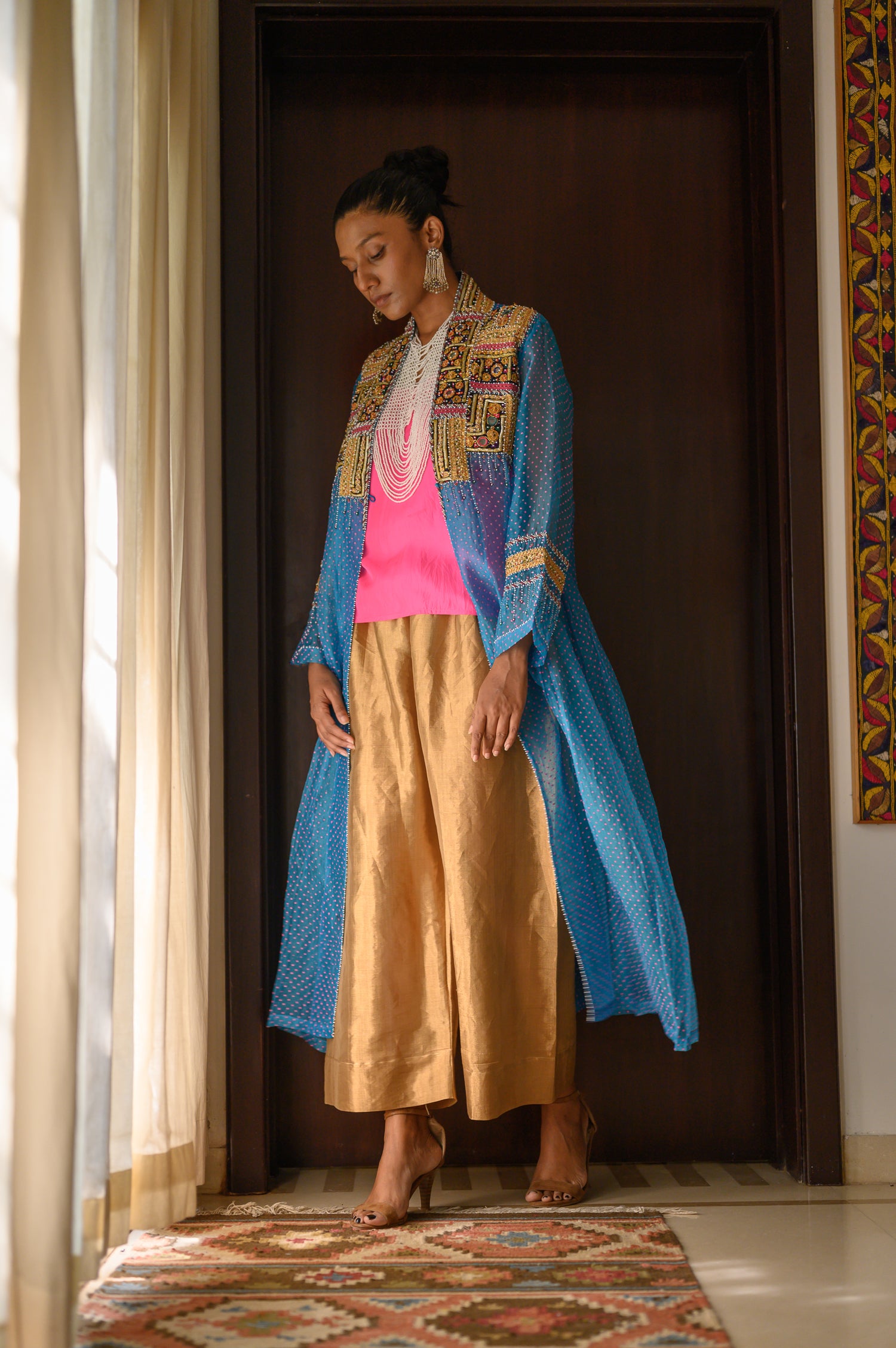 Balochi Jacket | Uzbek Blue