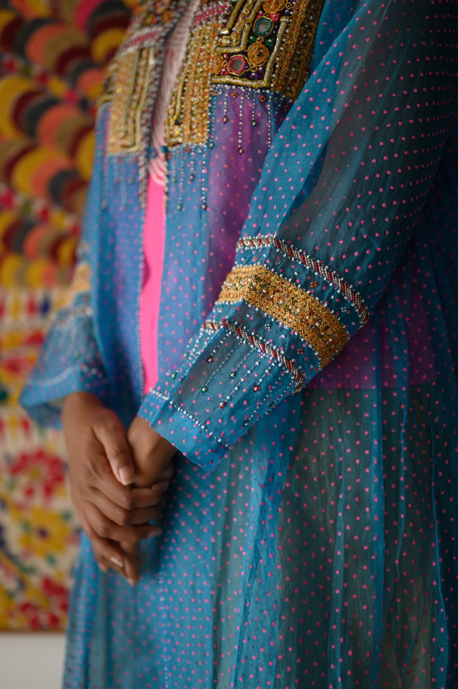 Balochi Jacket | Uzbek Blue