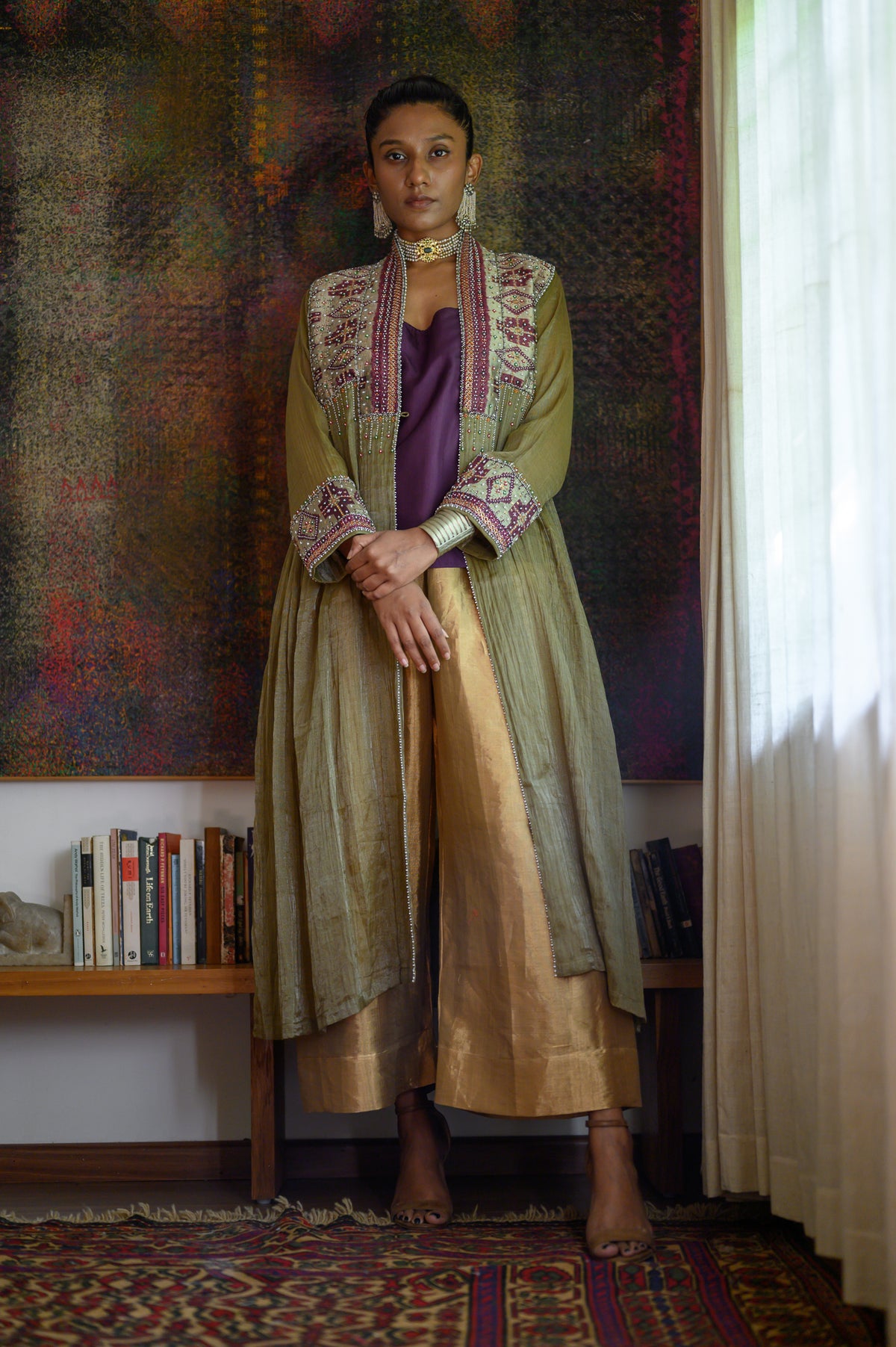 Balani Chuvash Jacket in Deep Black