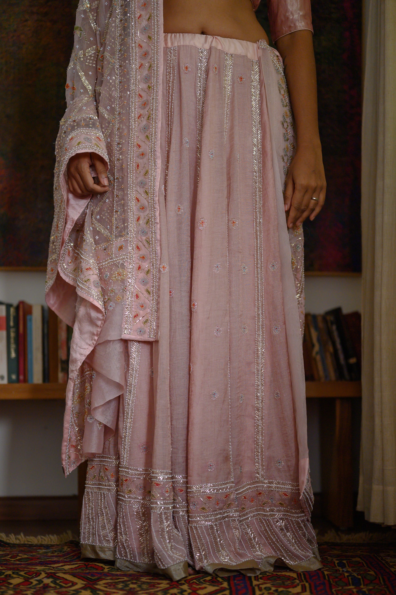 Patan Lehenga Set | Onion Pink