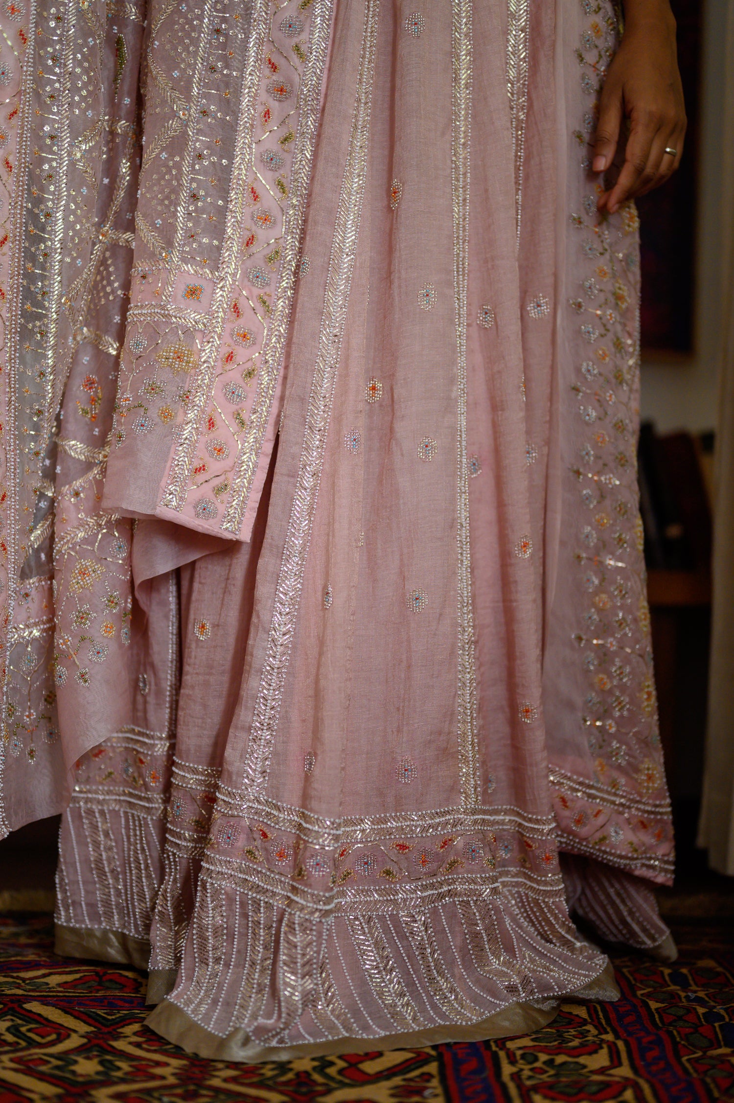 Patan Lehenga Set | Onion Pink