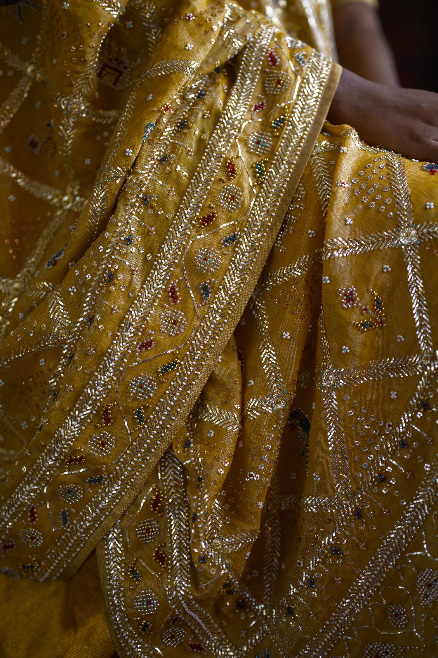 Patan Lehenga Set | Gold