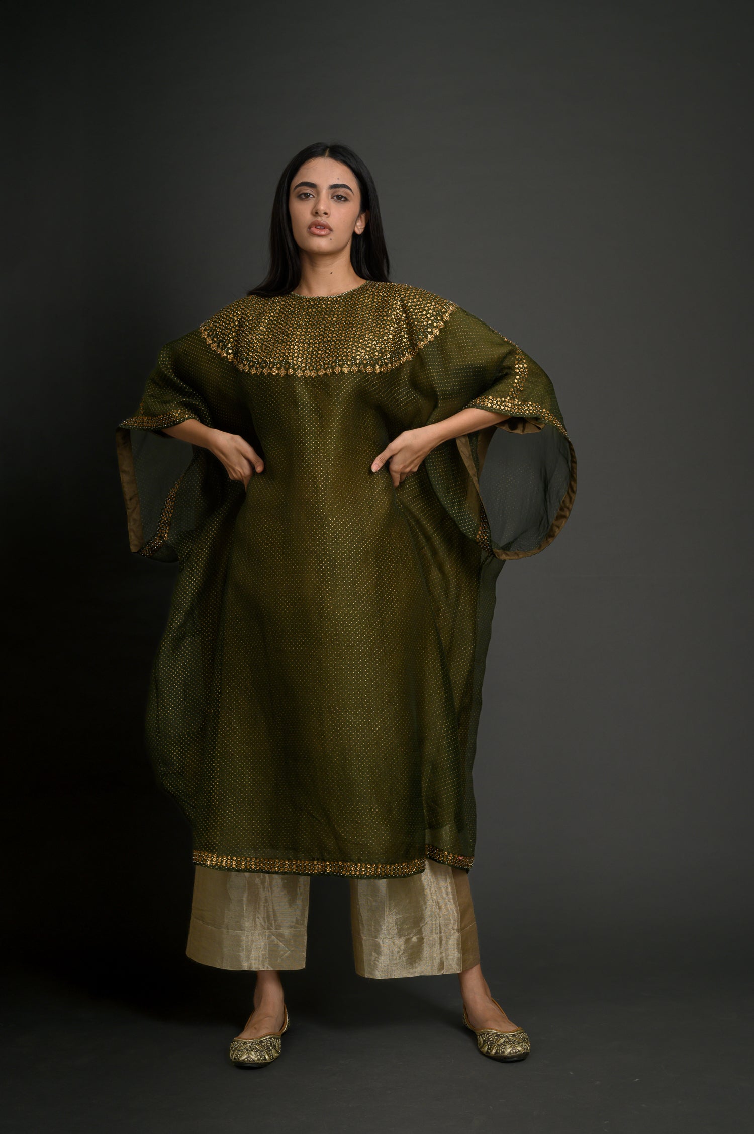 Chand Kaftan | Moss