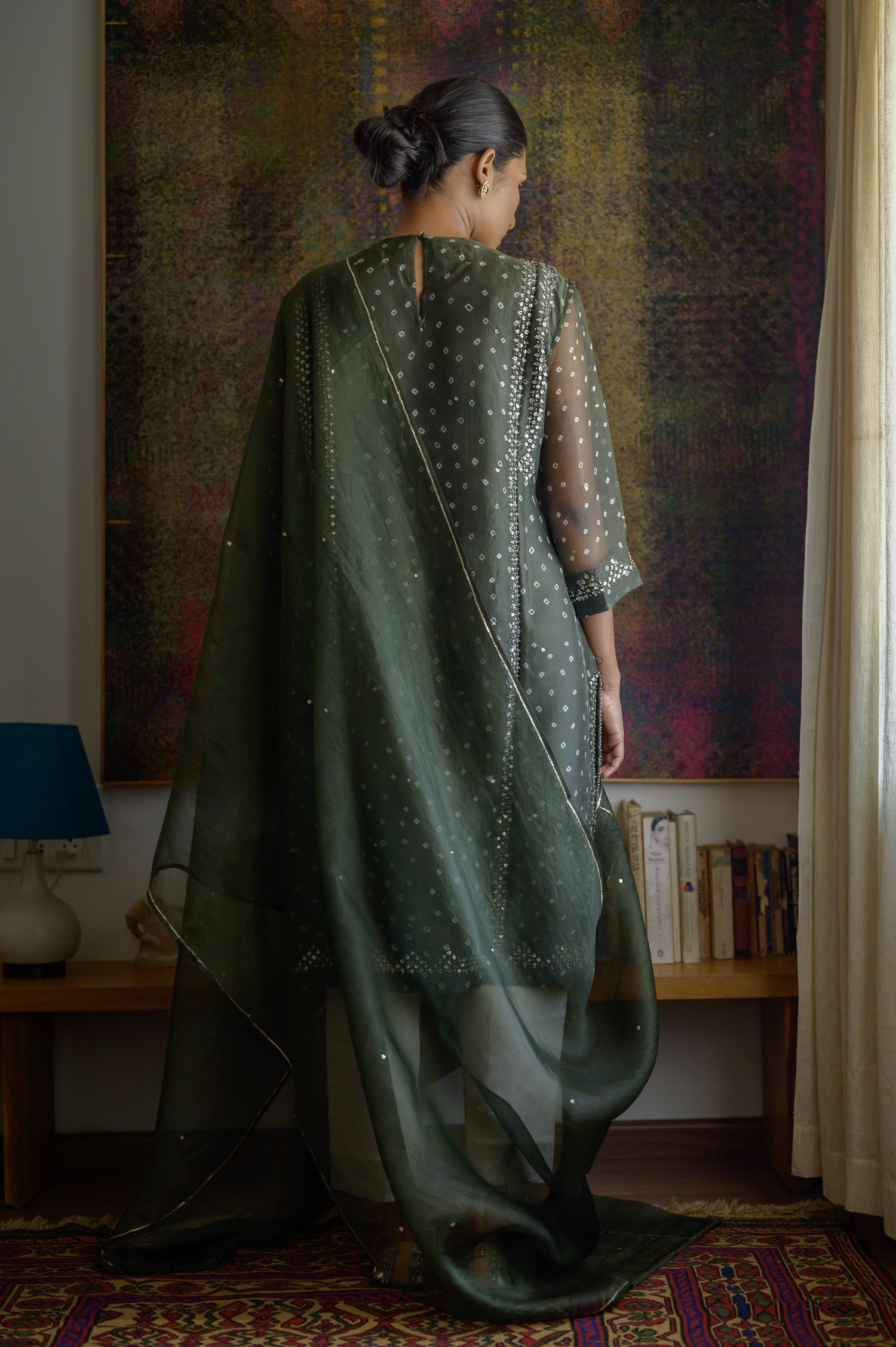 Neelam Kurta | Bandhani