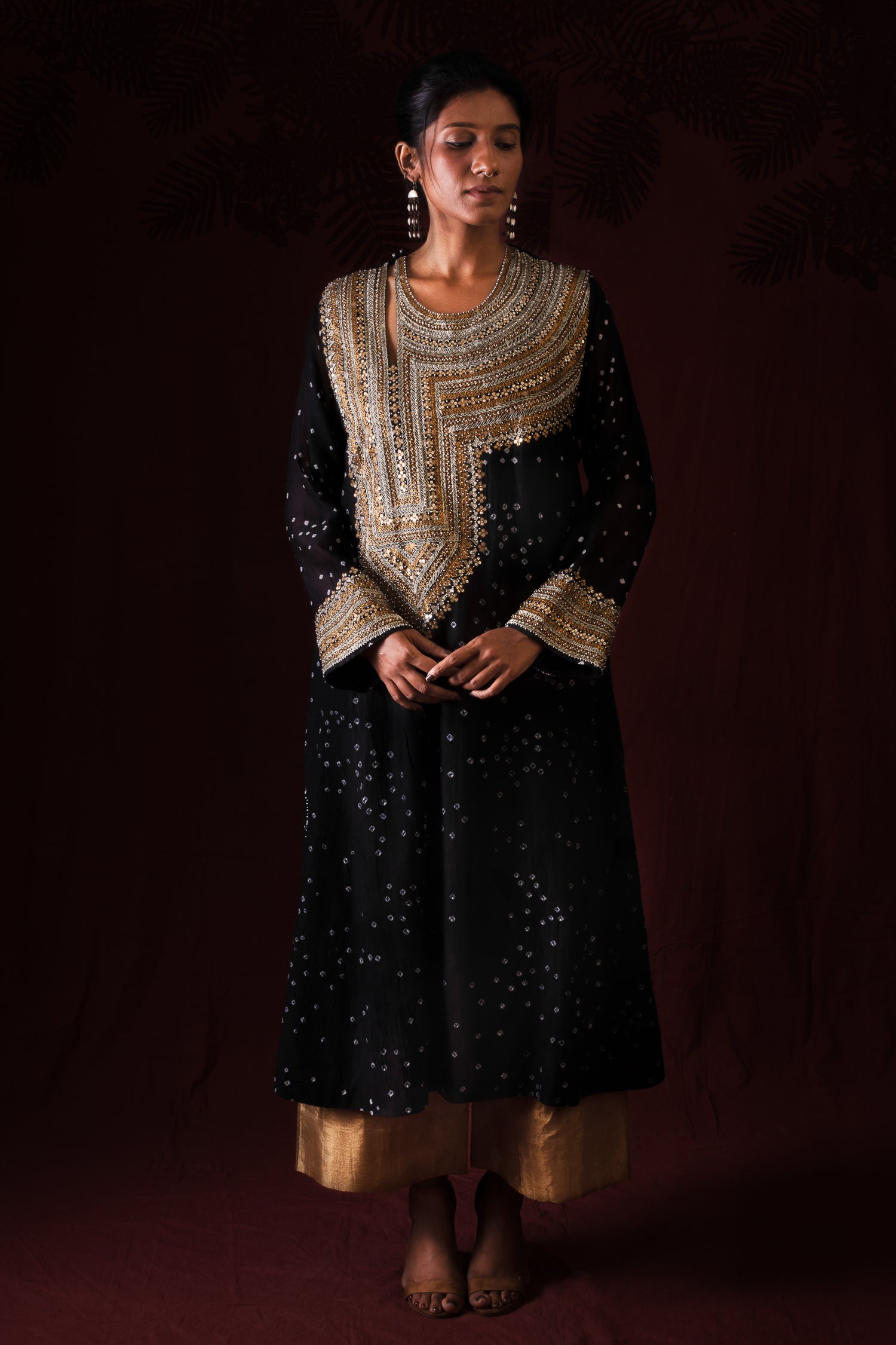 Afghan Kurta  | Black