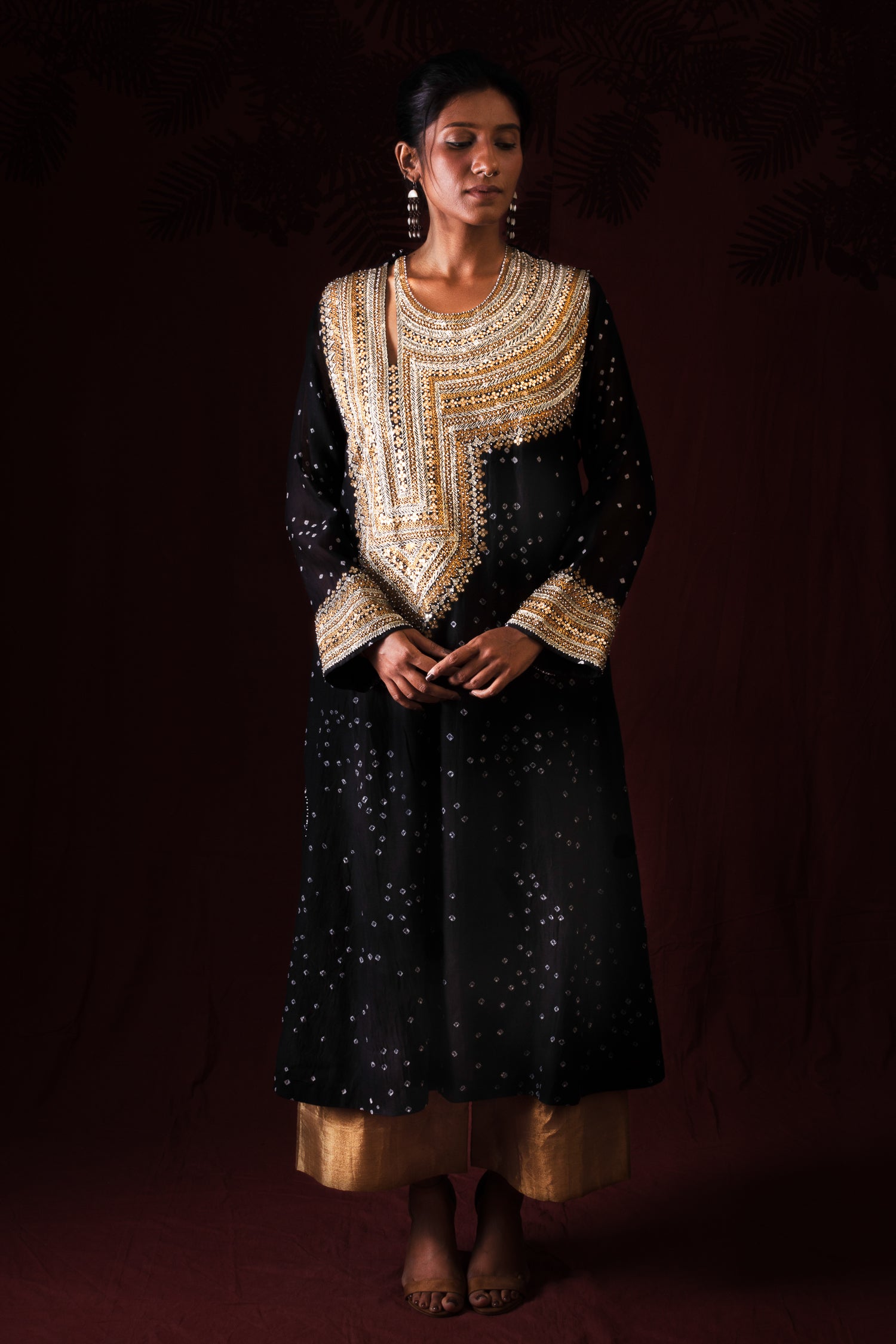 Afghan Kurta  | Black