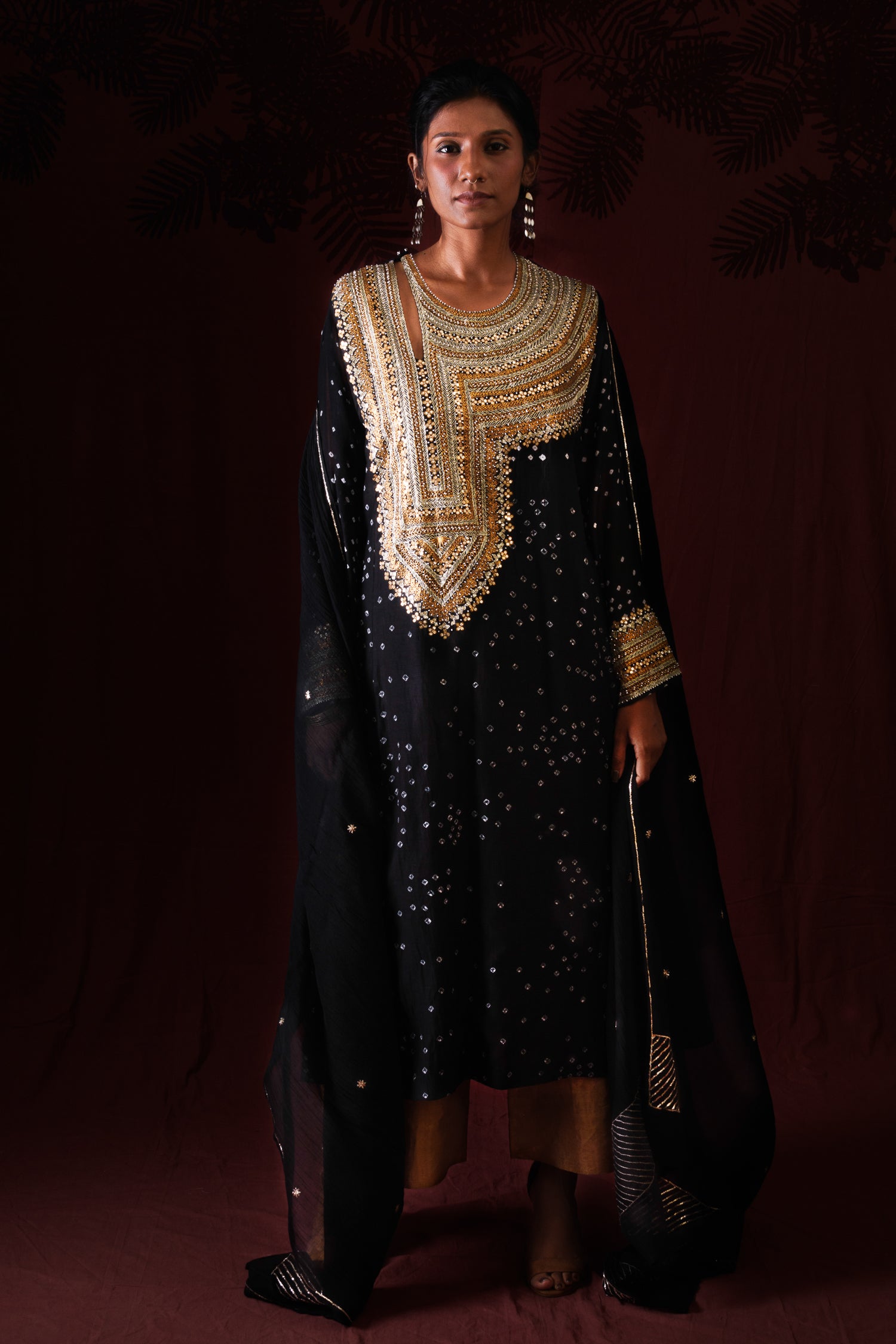 Afghan Kurta  | Black