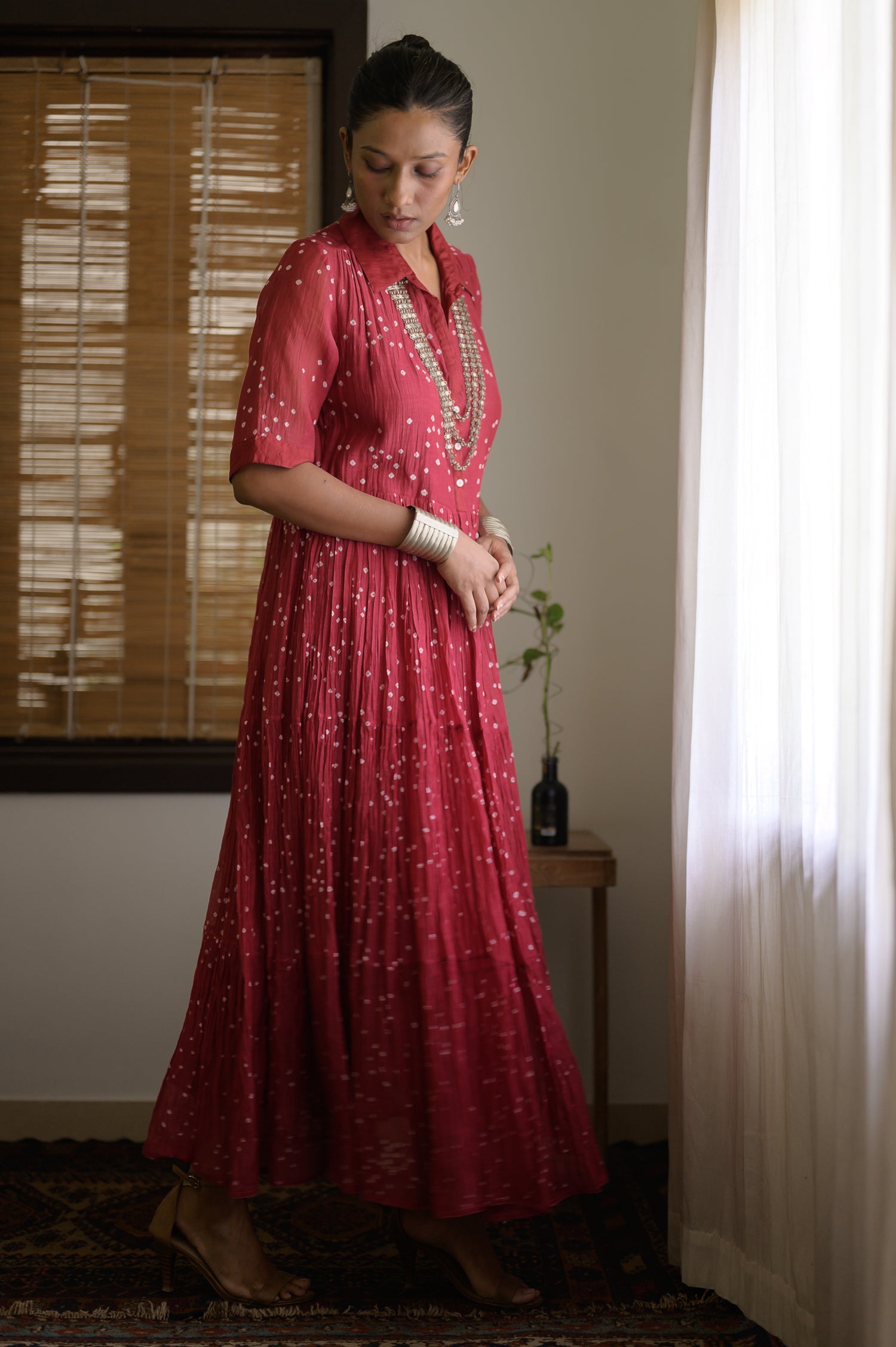 Long Shirred Dress | Madder